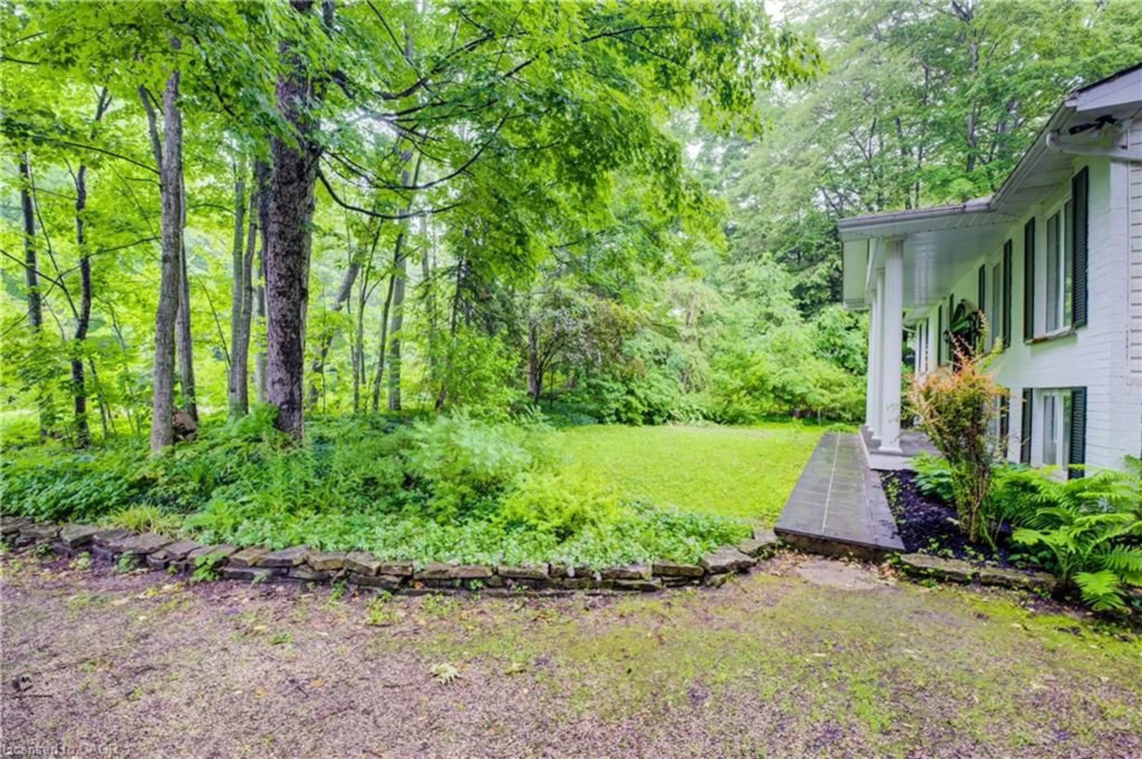 Patio, forest/trees view for 46 Blairs Trail, Huron-Kinloss Ontario N2Z 0B3