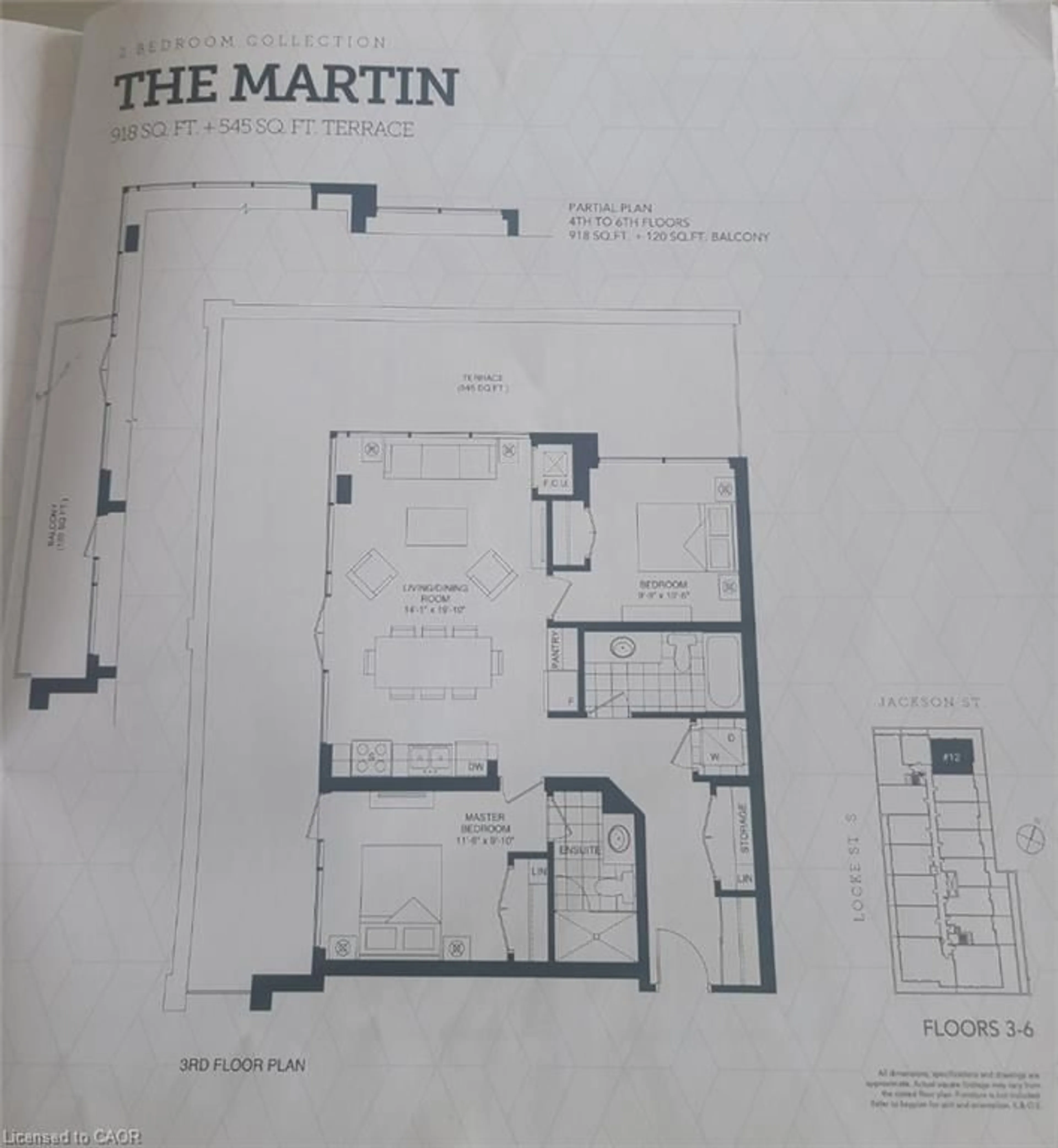 Floor plan for 101 Locke Street St #312, Hamilton Ontario L8R 2N2