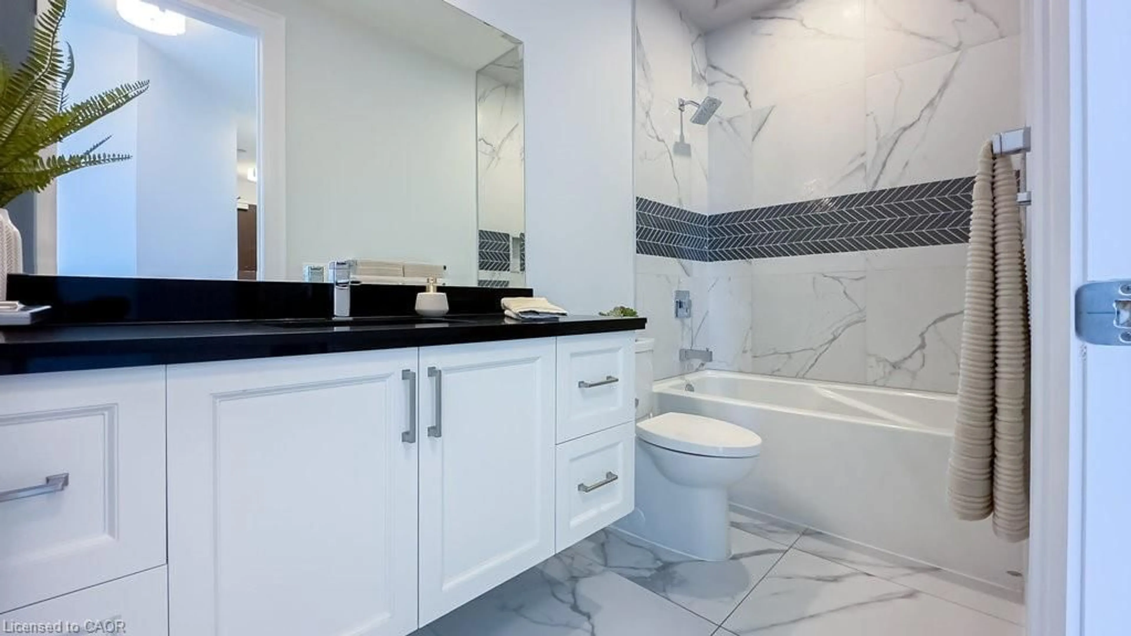 Contemporary bathroom, ceramic/tile floor for 101 Locke Street St #312, Hamilton Ontario L8R 2N2