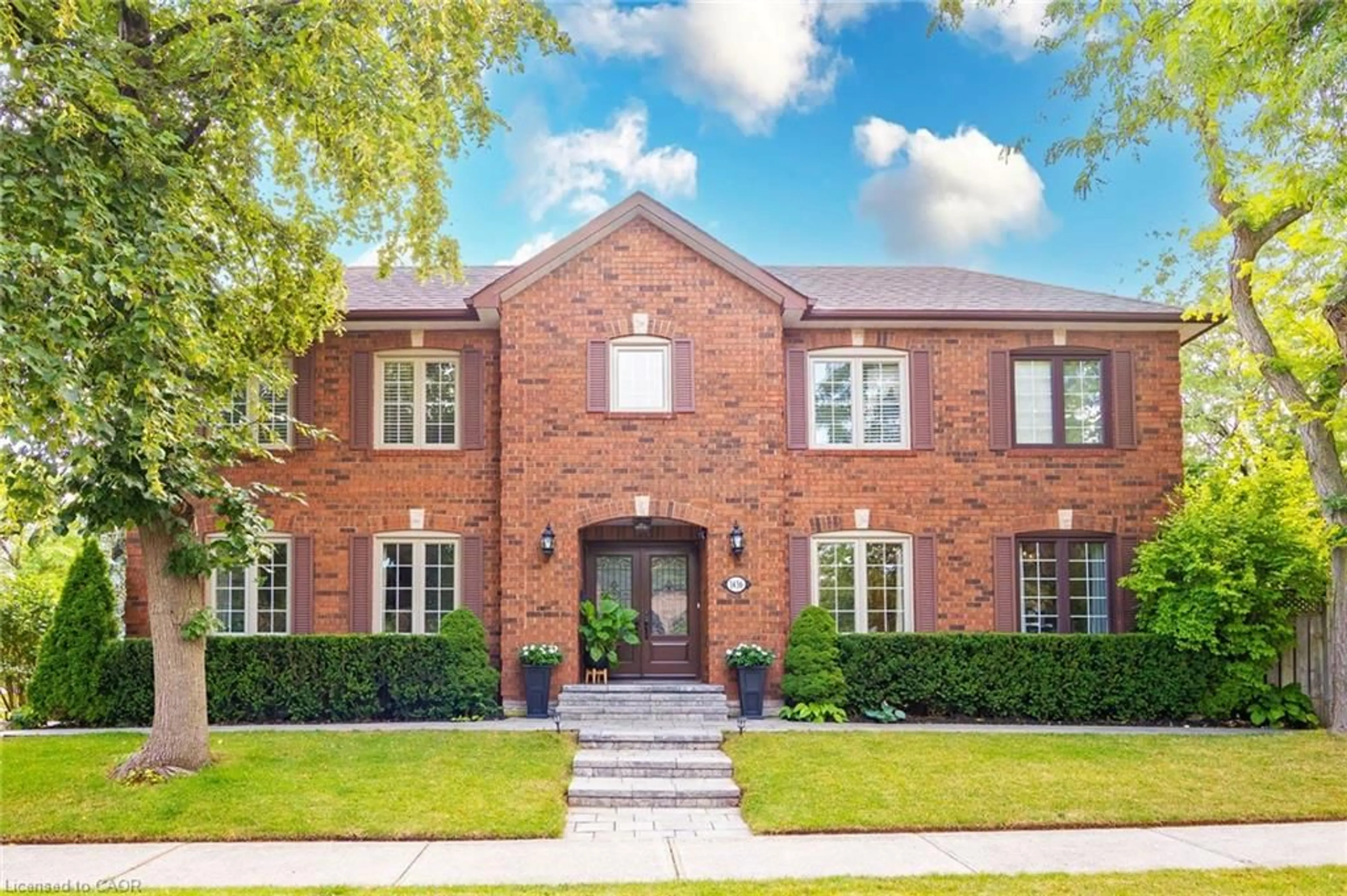 Home with brick exterior material, street for 1436 Sprucewood Terr, Oakville Ontario L6M 2P9