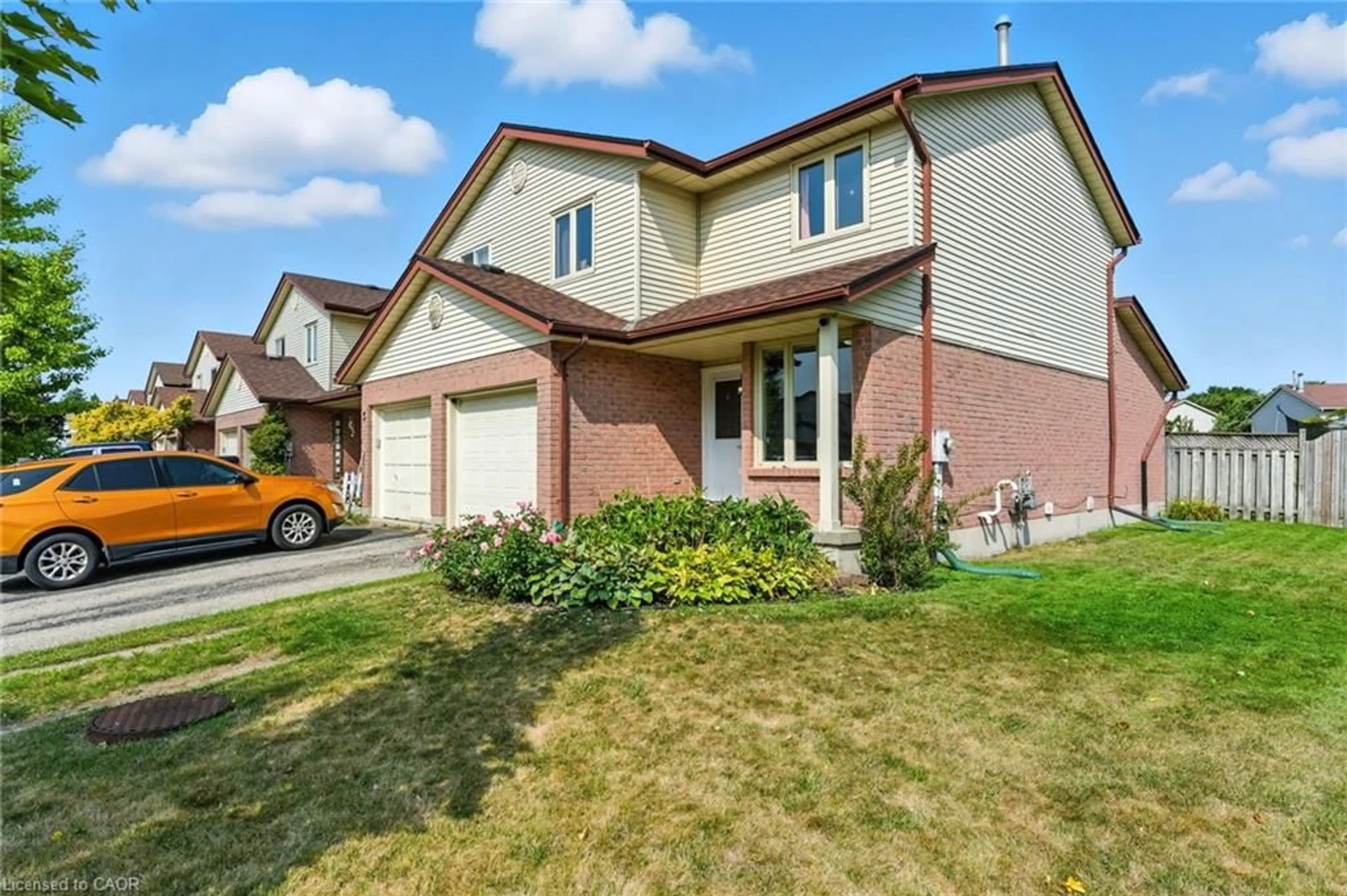 Home with brick exterior material, street for 1 Conestoga Rd, Woodstock Ontario N4T 1H7