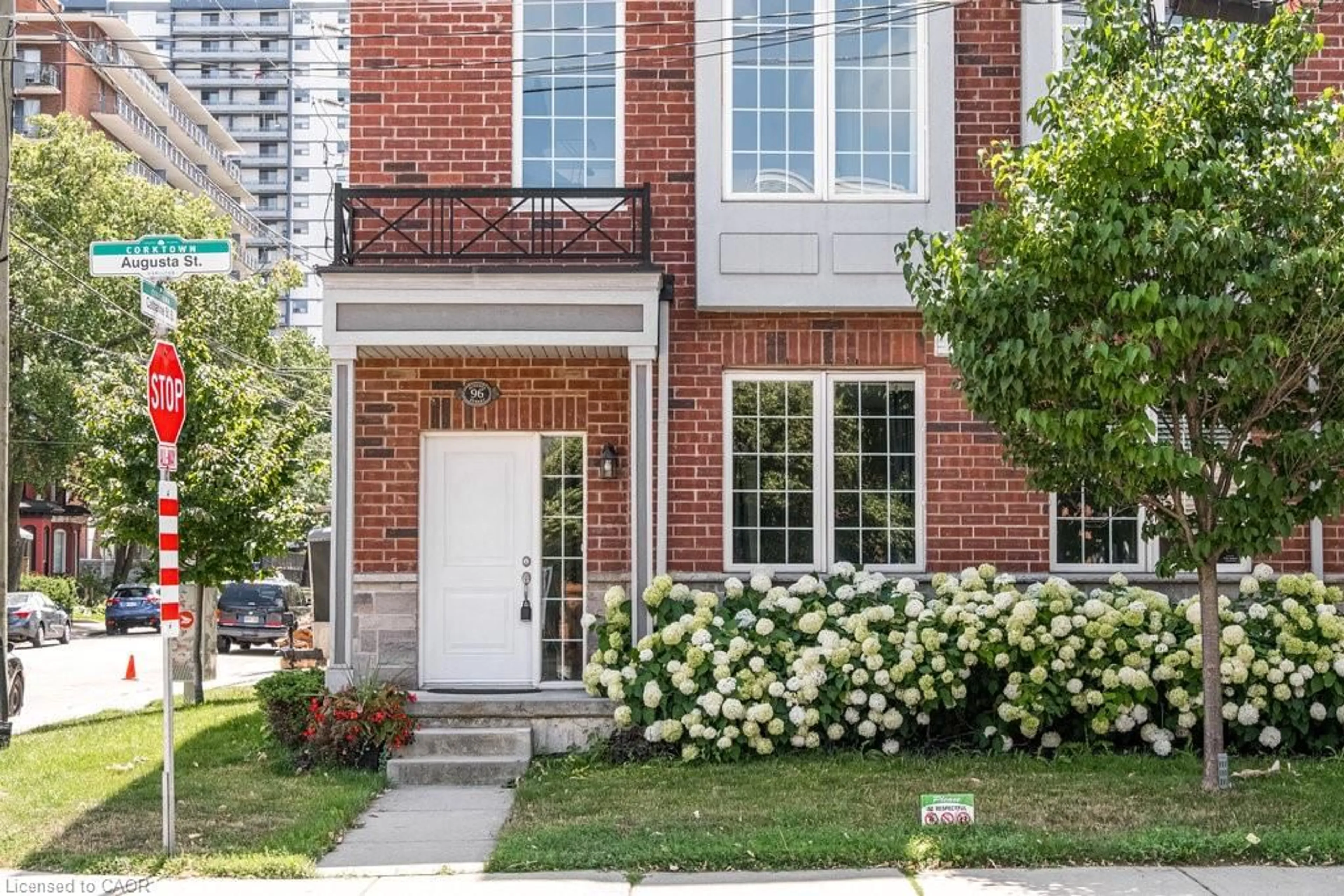 Home with brick exterior material, street for 96 Augusta St, Hamilton Ontario L8N 1R2