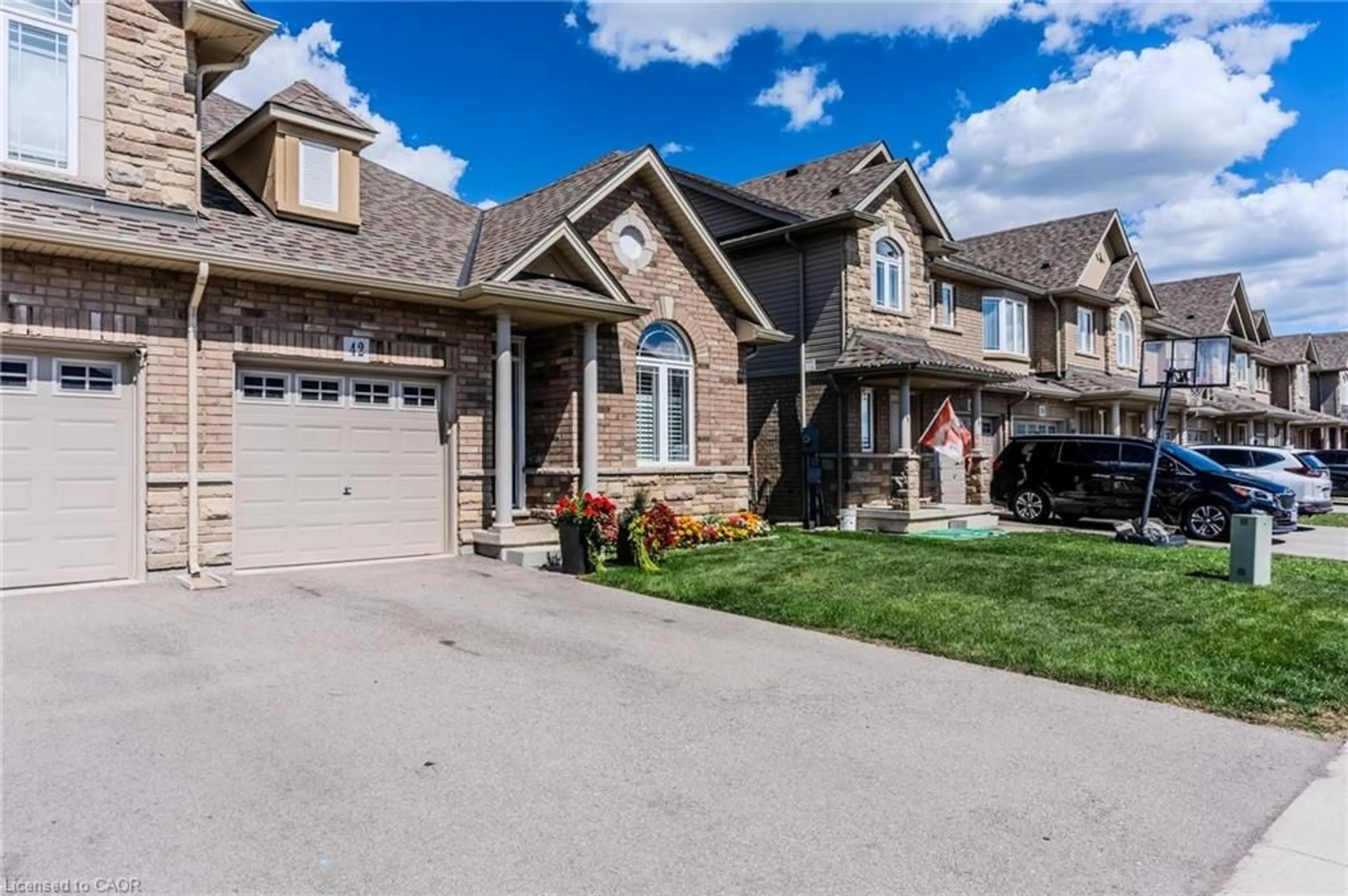 Home with brick exterior material, street for 42 Cittadella Blvd, Hamilton Ontario L0R 1P0