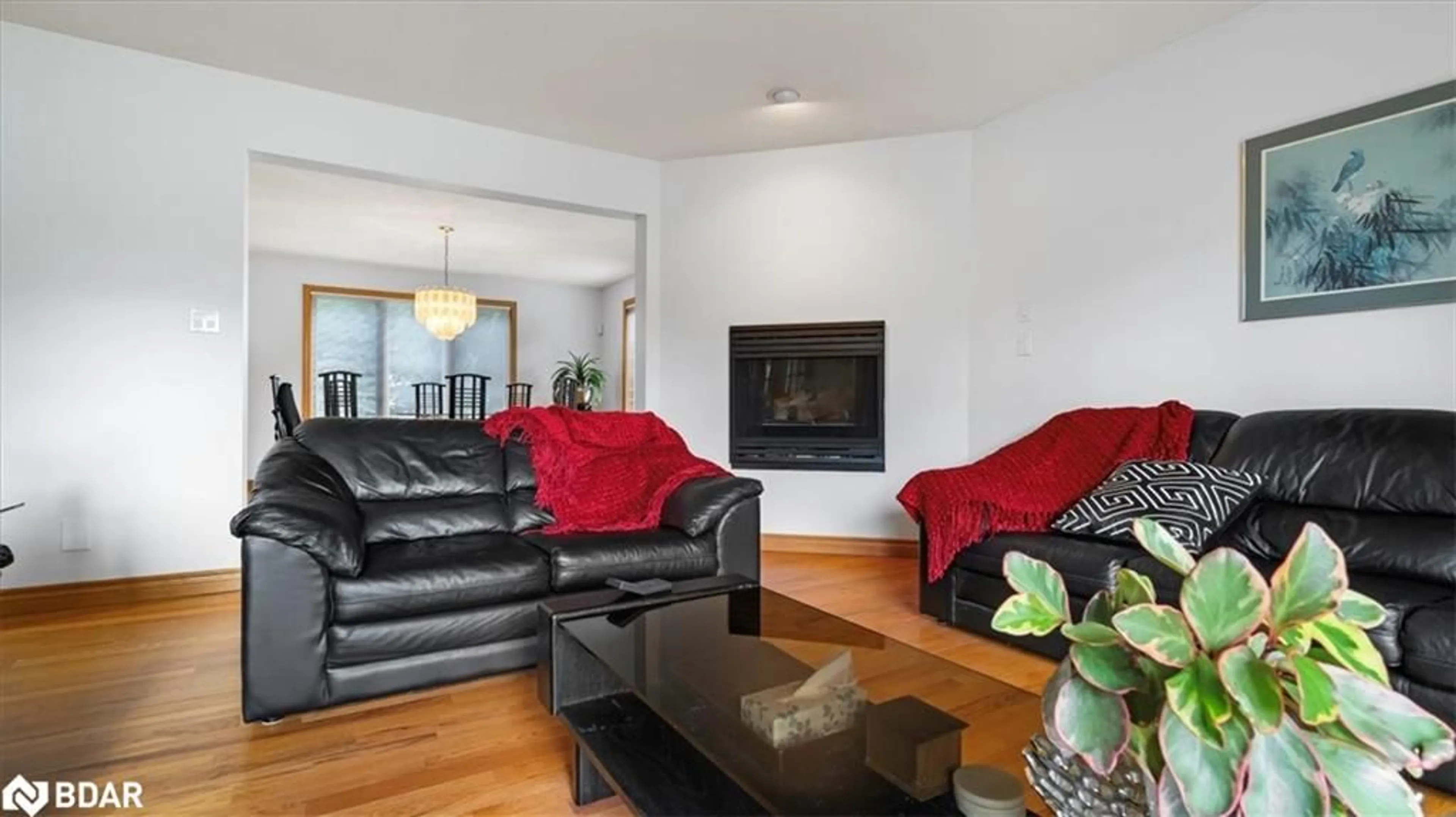 Living room with furniture, wood/laminate floor for 26 Bridlewood Lane, Trenton Ontario K8V 6N4
