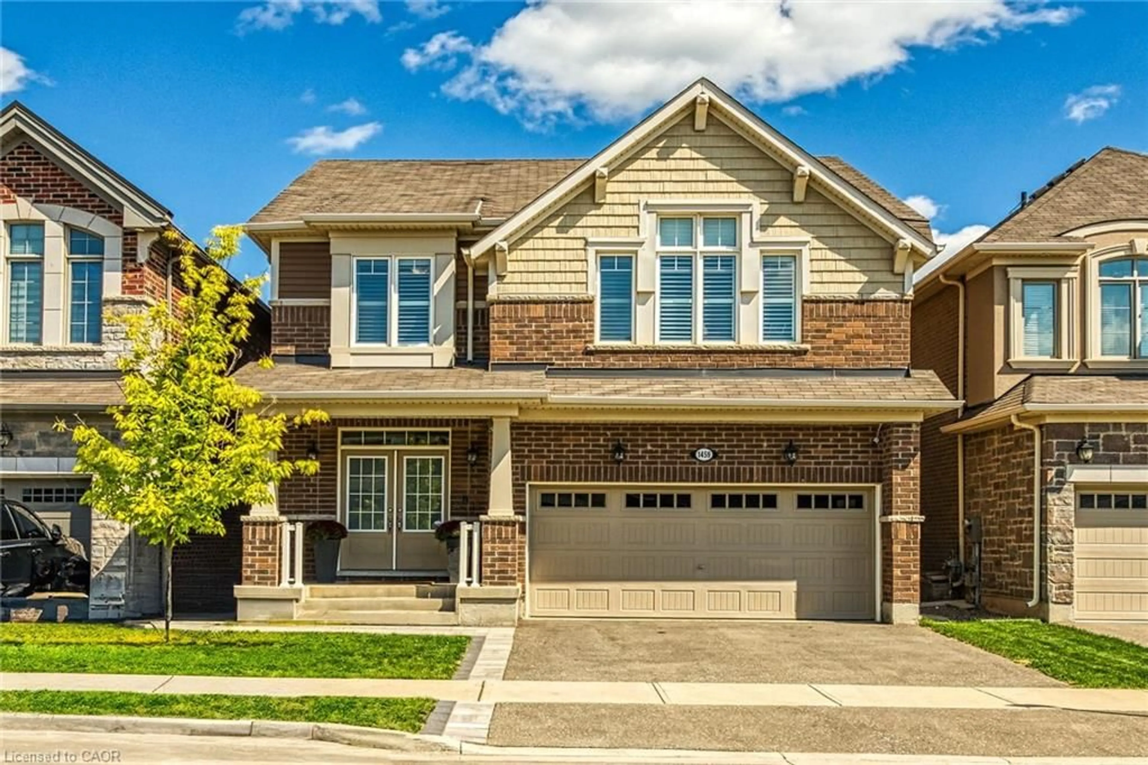 Home with brick exterior material, street for 1459 Sycamore Garden, Milton Ontario L9E 1P7