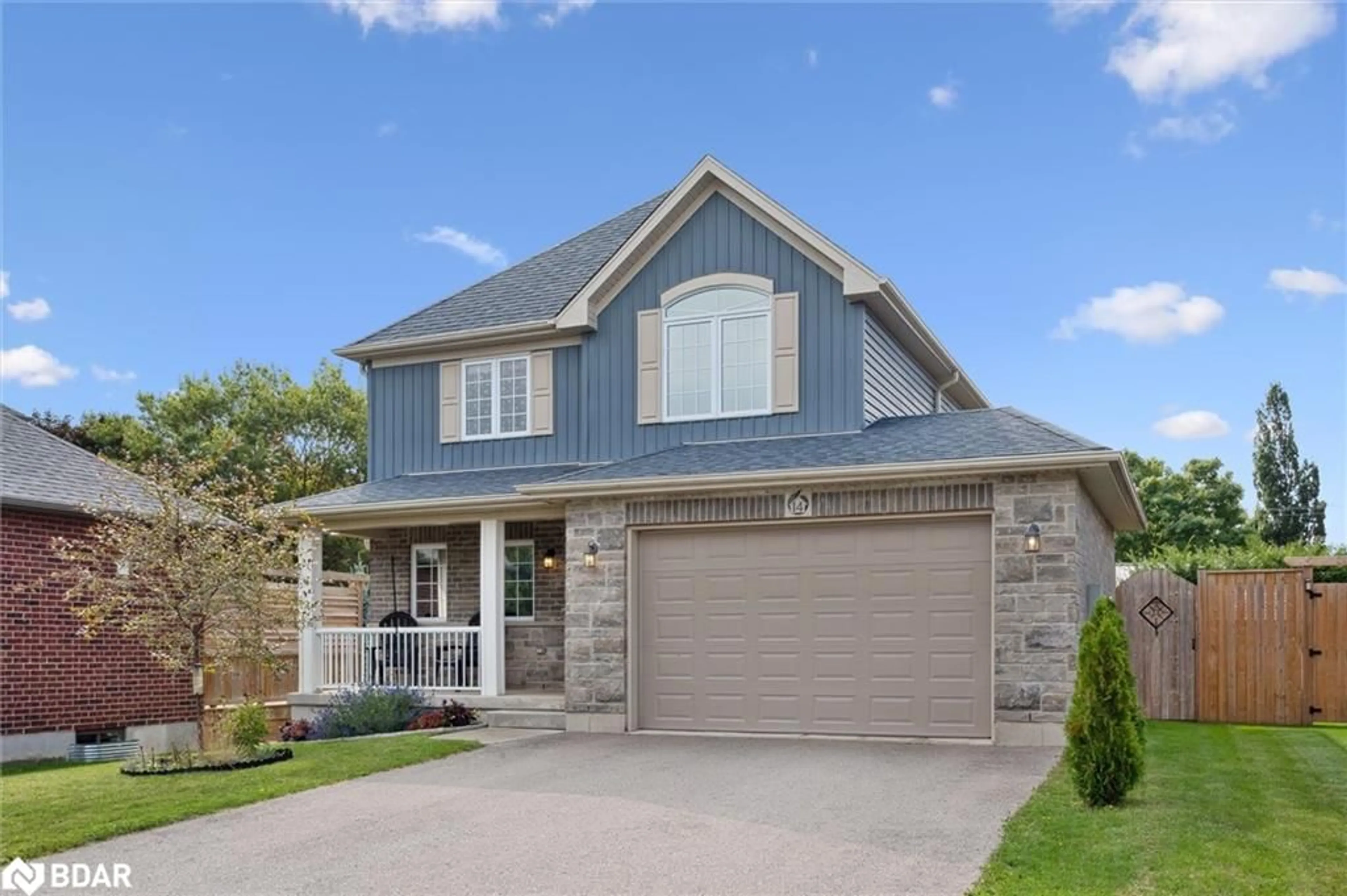 Home with brick exterior material, street for 14 Halliday Dr, Tavistock Ontario N0B 2R0