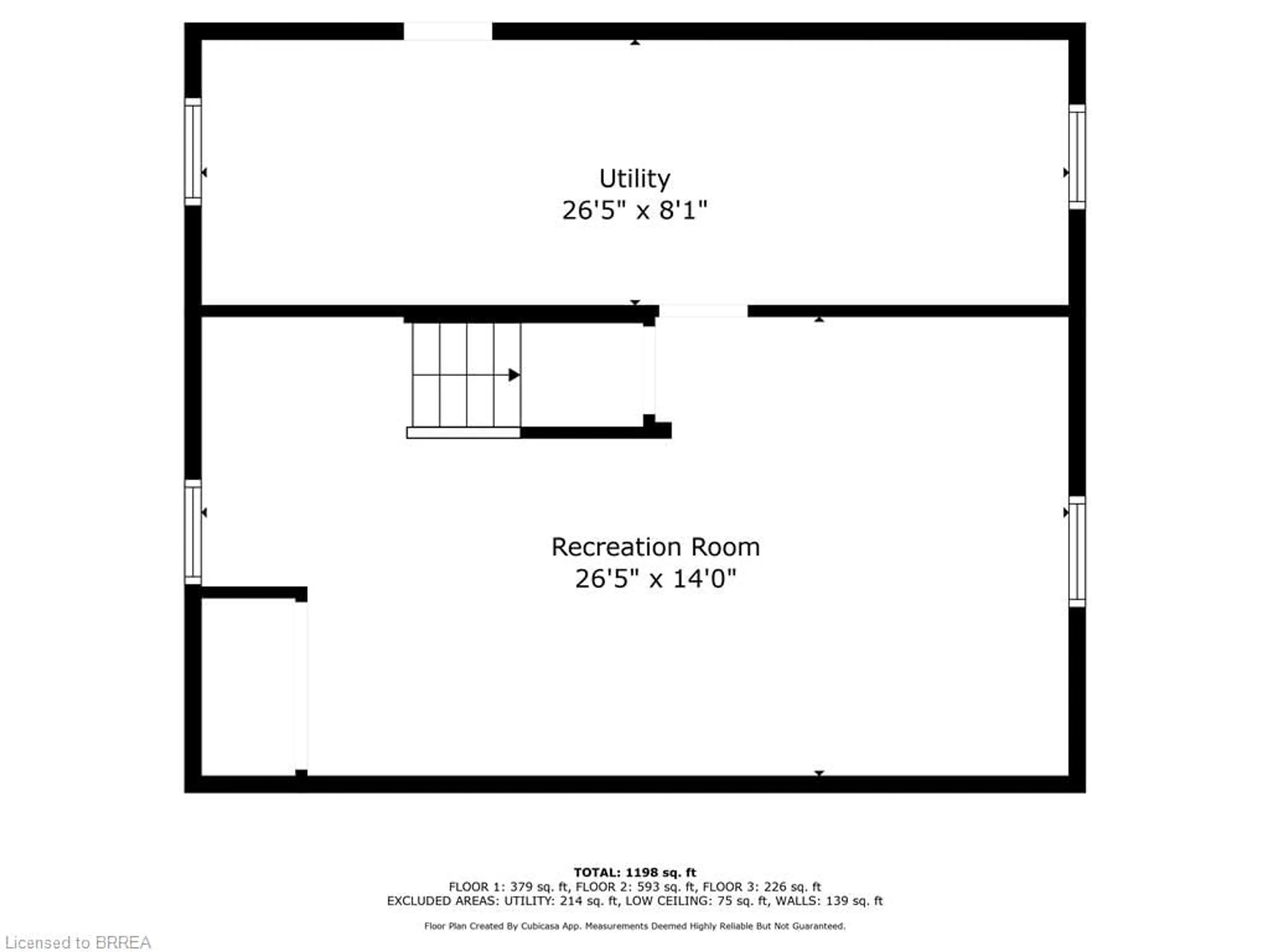 Floor plan for 493 St. Paul Ave, Brantford Ontario N3R 4P4
