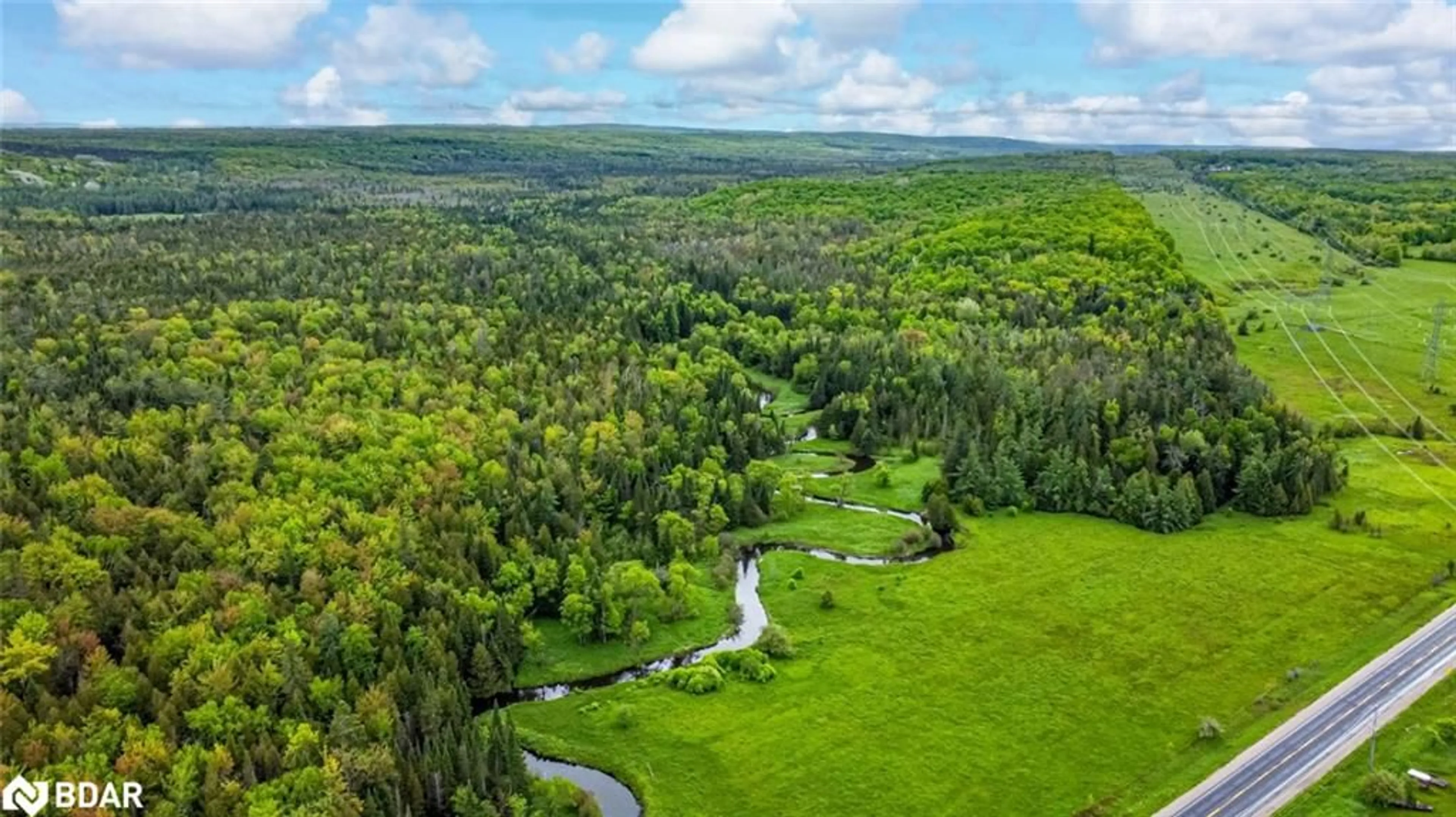 A pic from outside/outdoor area/front of a property/back of a property/a pic from drone, forest/trees view for PT LOTS 23 & 24 Con 8, Oro-Medonte Ontario L0K 2C0