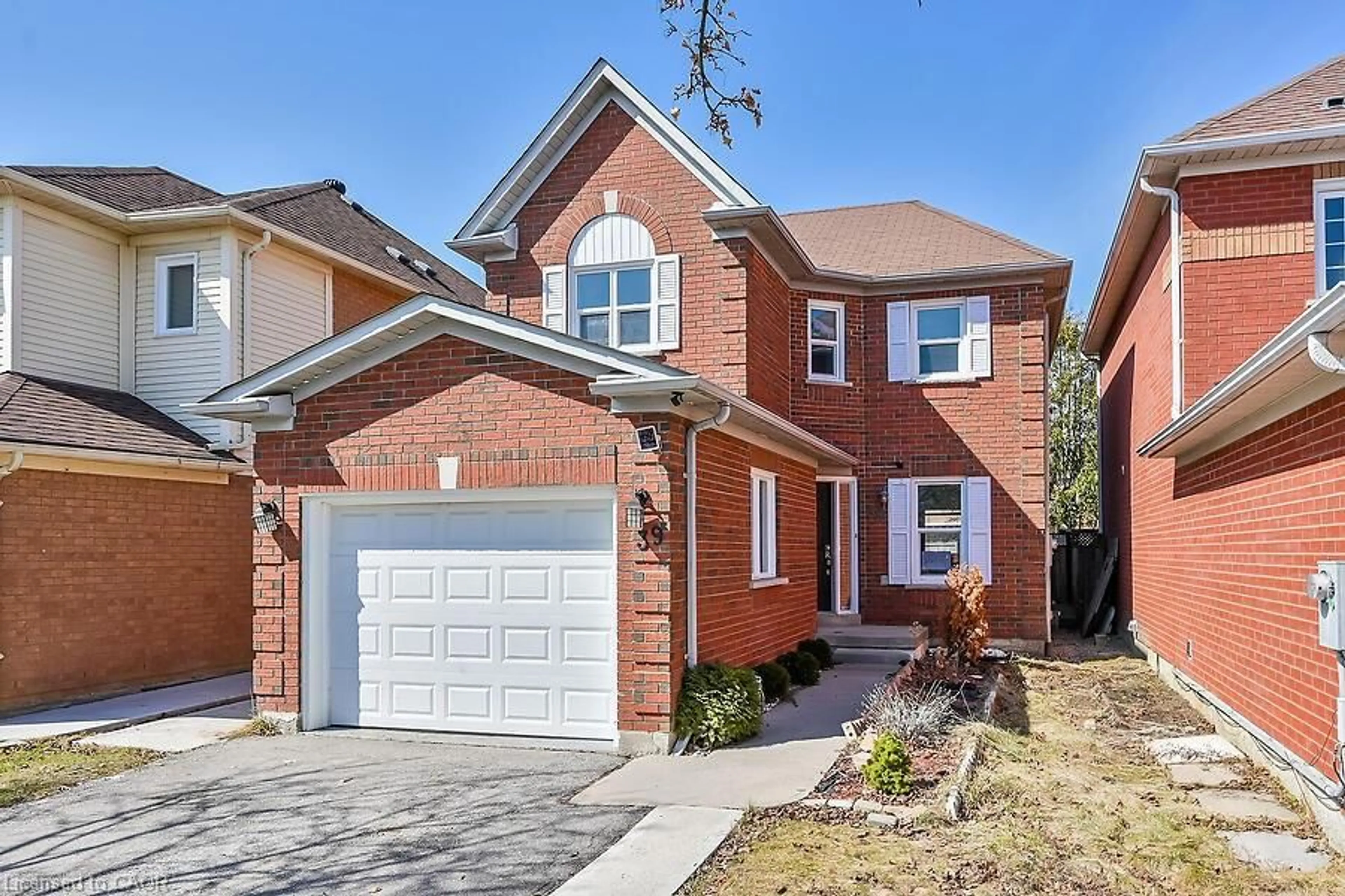 Home with brick exterior material, street for 39 Blue Spruce St, Brampton Ontario L6R 1C4