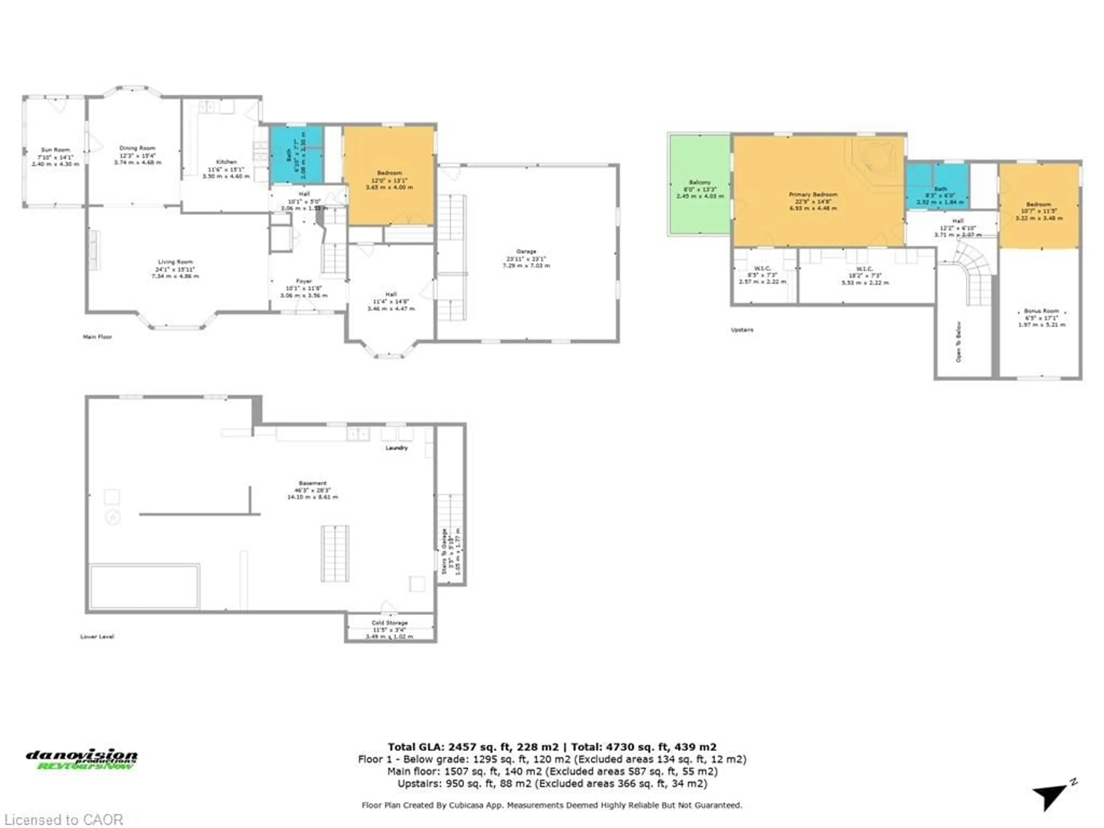 Floor plan for 800 Norfolk St, Simcoe Ontario N3Y 3R7
