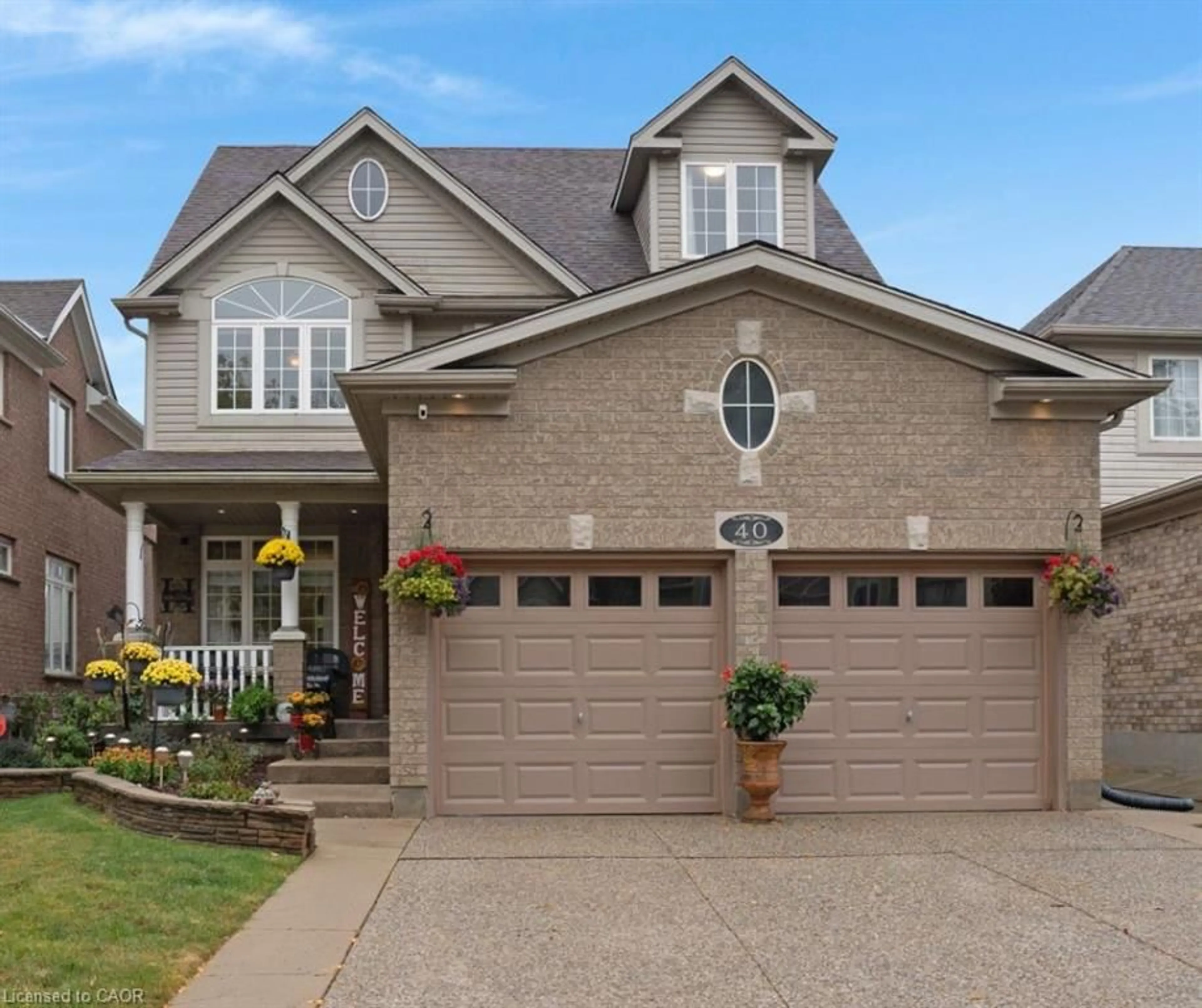 Home with brick exterior material, street for 40 Lemonwood Pl, Cambridge Ontario N3C 4P5