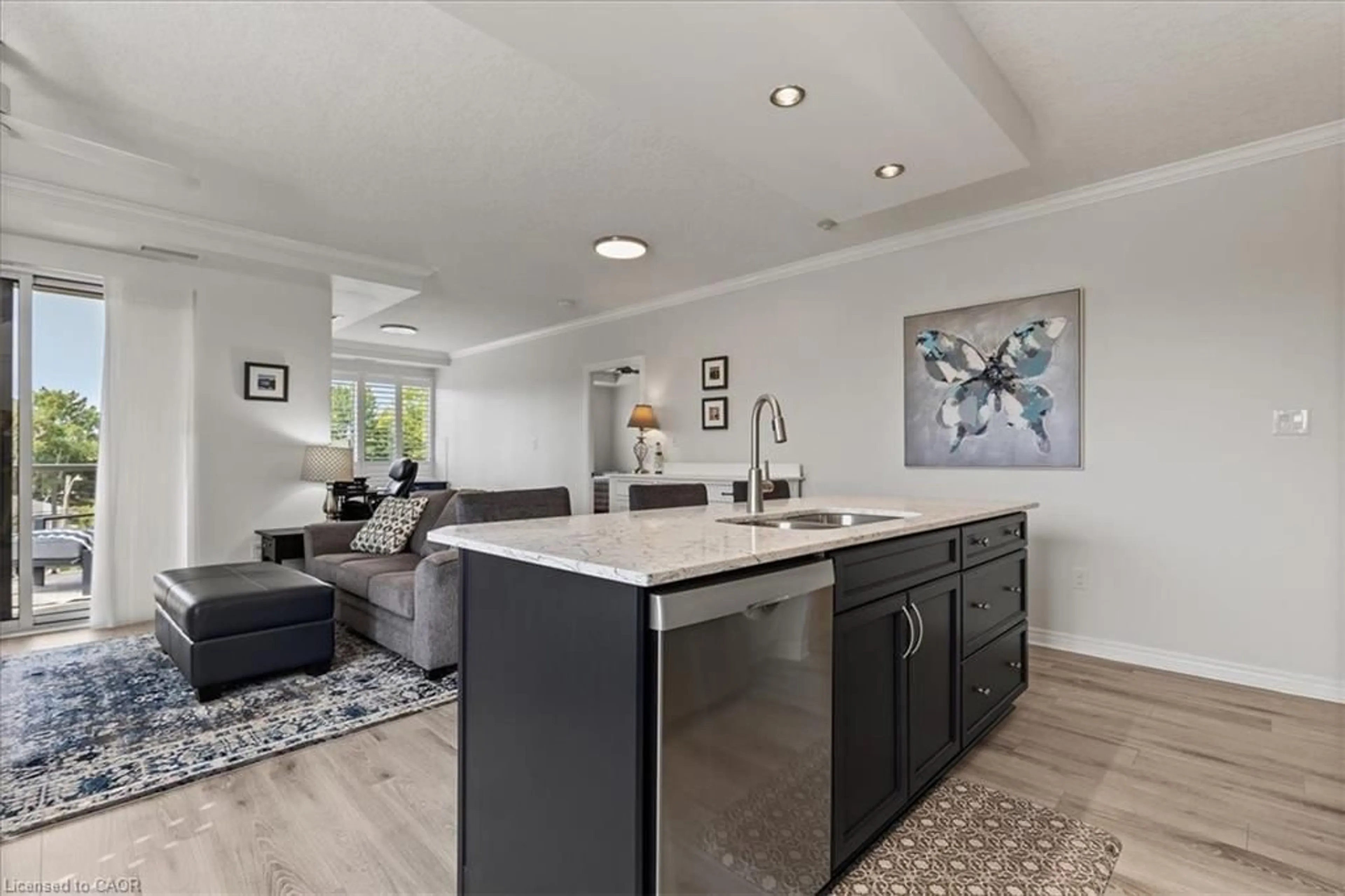 Open concept kitchen, unknown for 539 Belmont Ave #502, Kitchener Ontario N2M 0A2