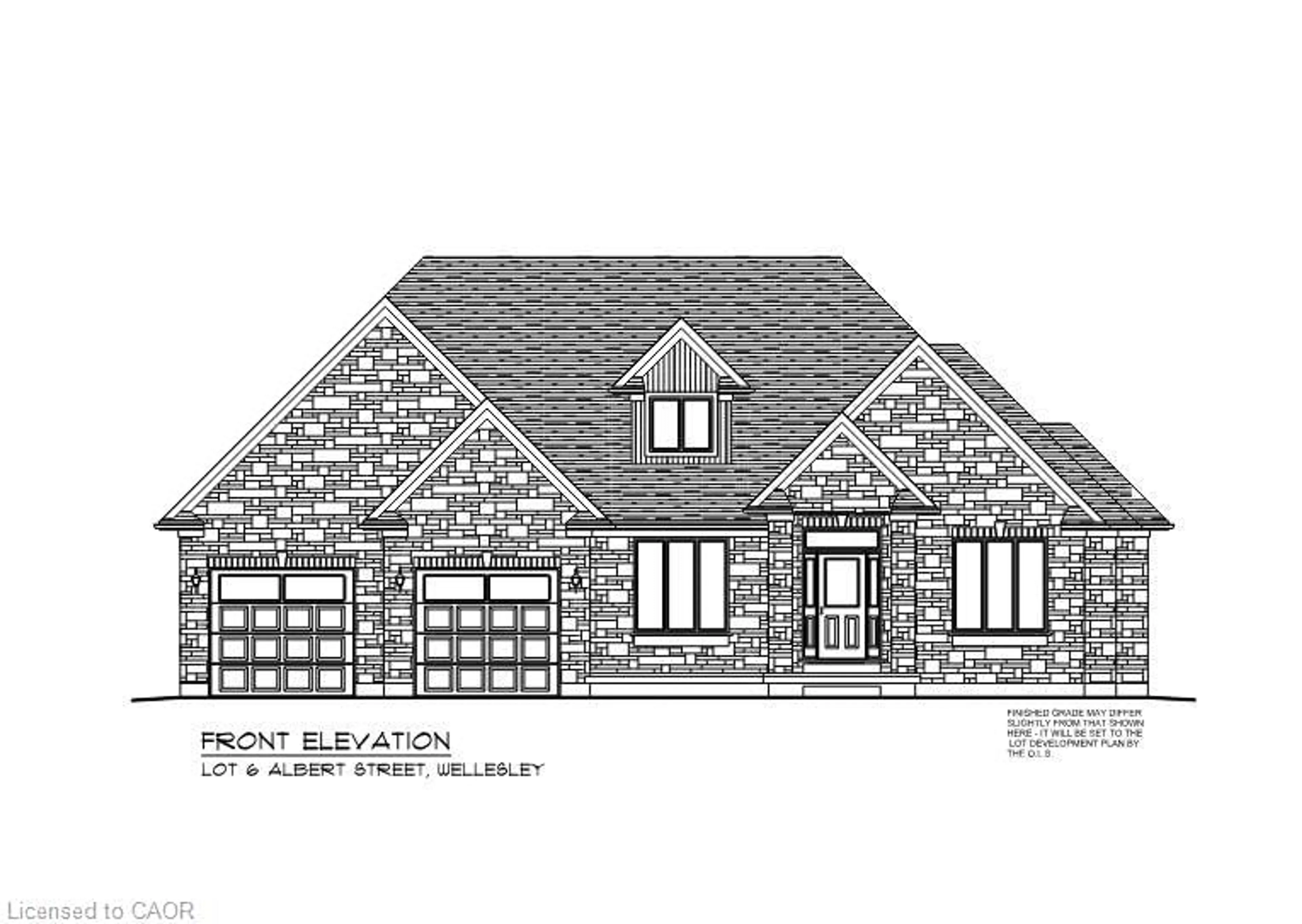 Home with brick exterior material, building for 16 Albert St, St. Clements Ontario N0B 2M0
