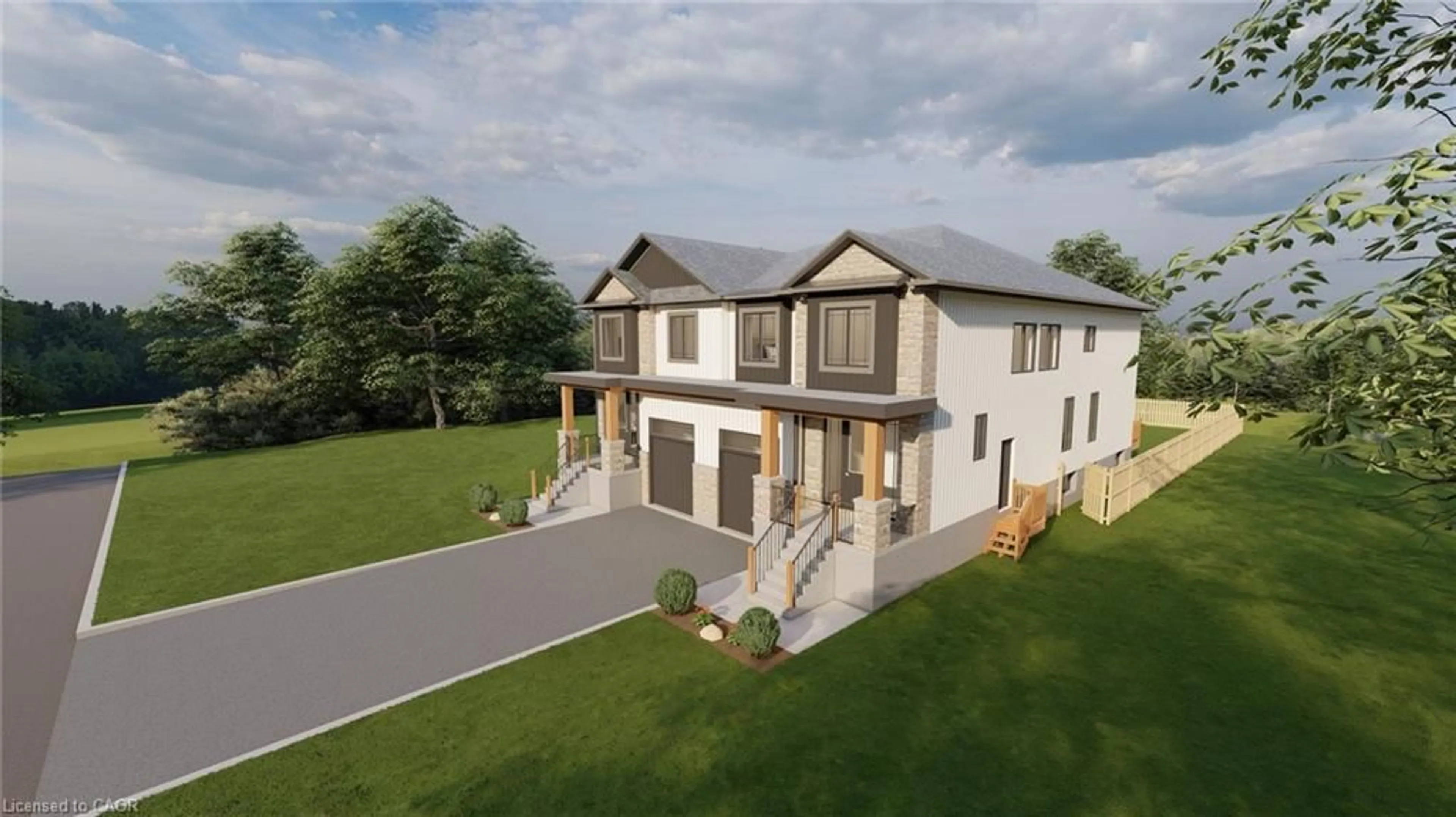 A pic from outside/outdoor area/front of a property/back of a property/a pic from drone, unknown for 135 Pugh St, Milverton Ontario N0K 1M0