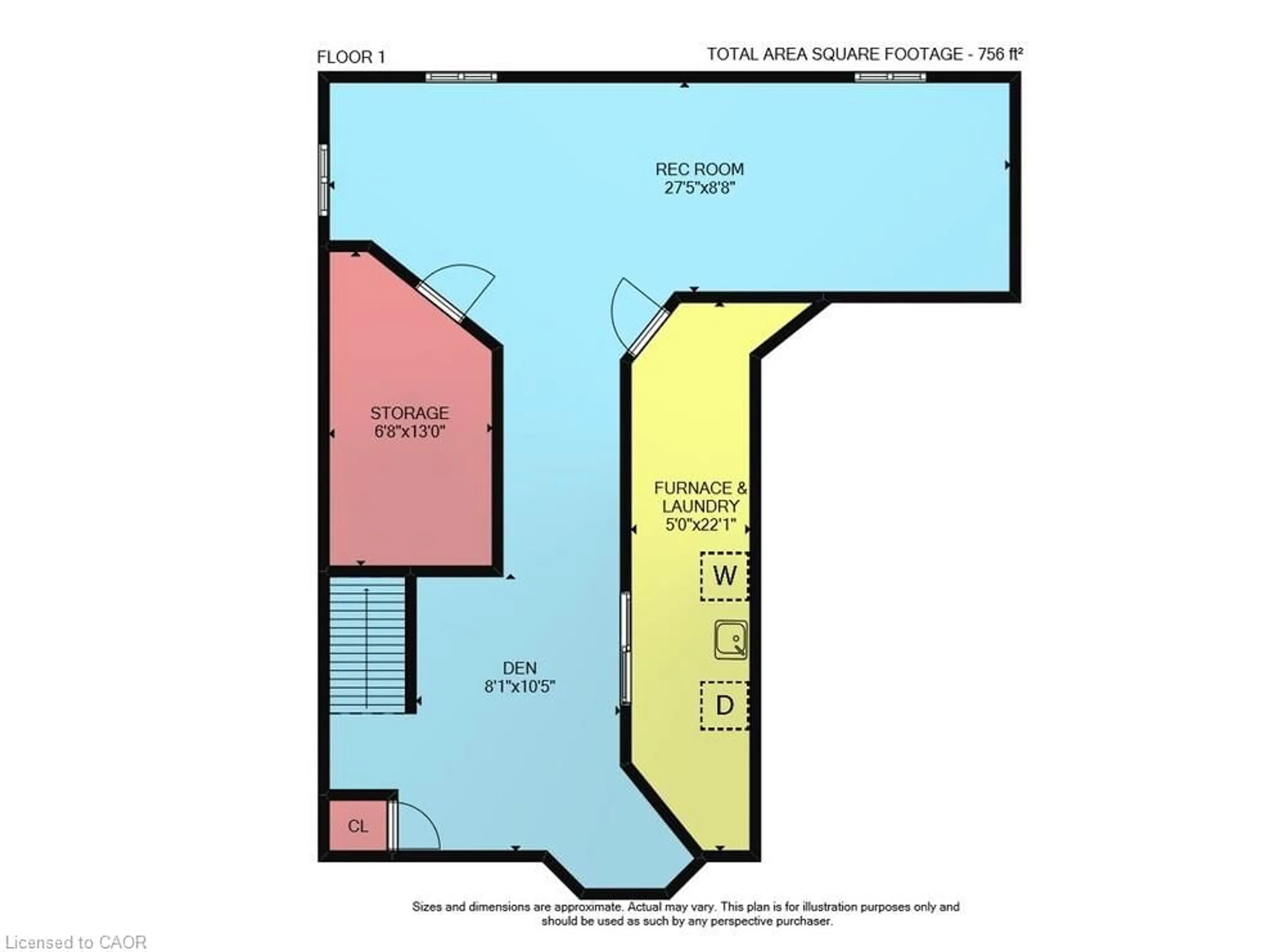 Floor plan for 5181 Wood Cres, Burlington Ontario L7L 6N3