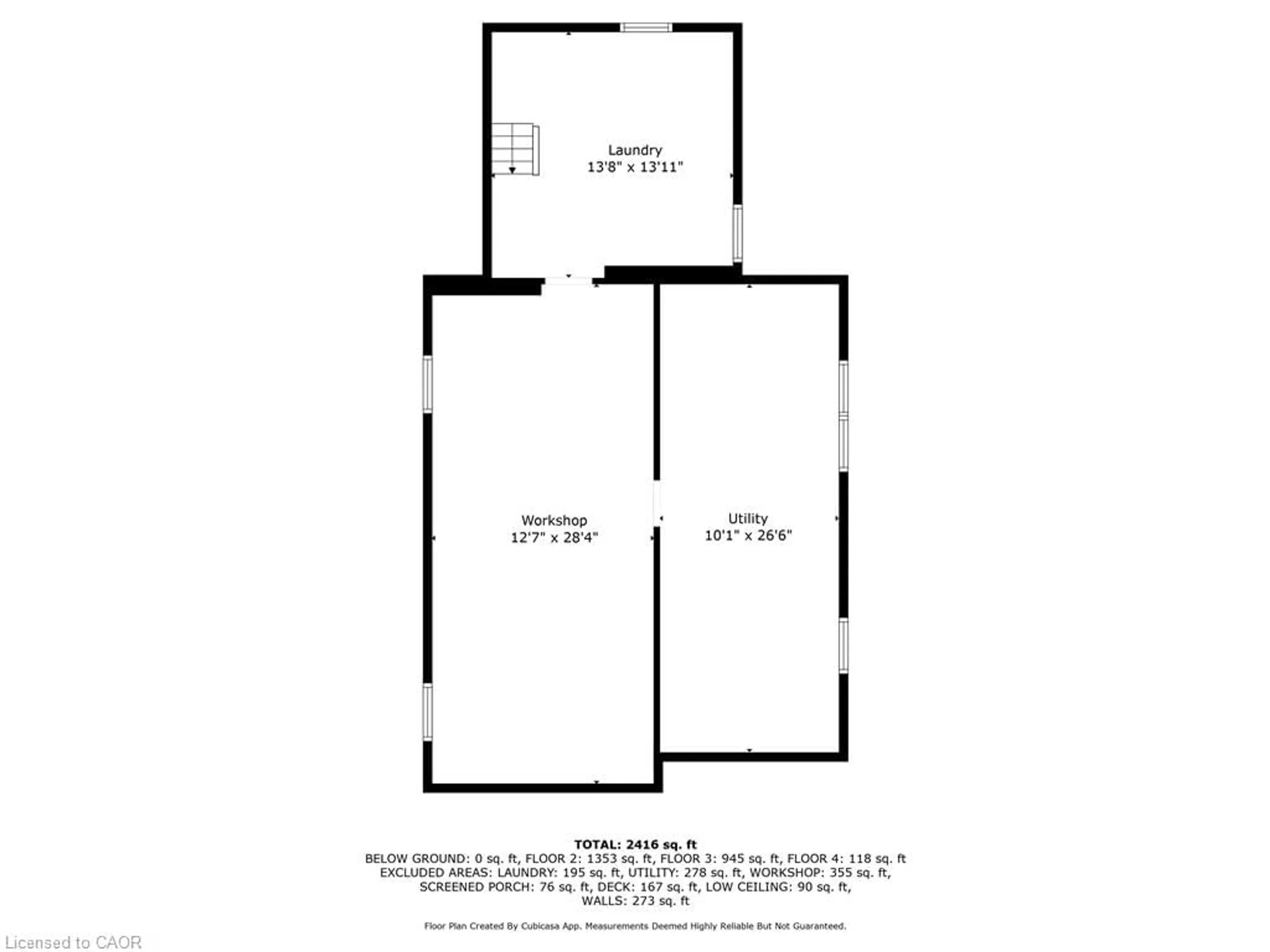 Floor plan for 44 Ellen St, Kitchener Ontario N2H 1L4