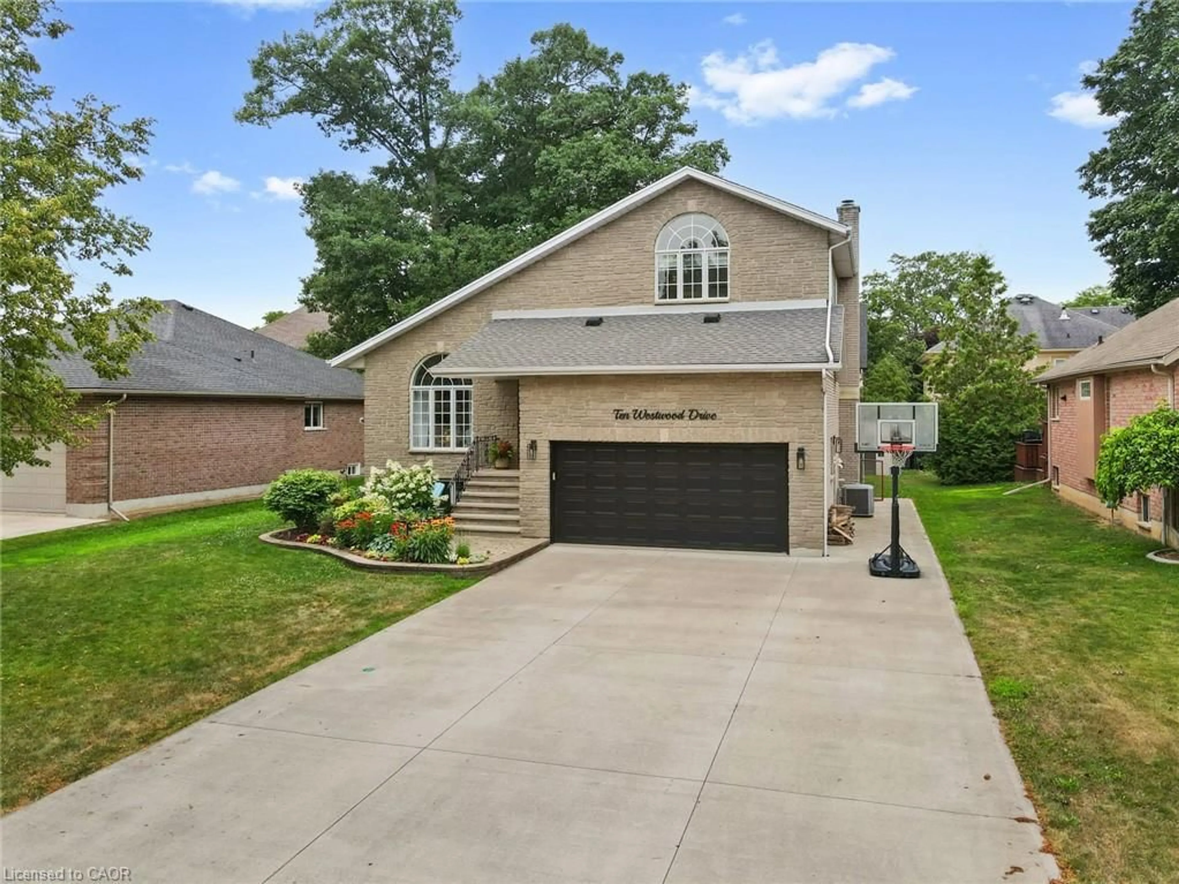 Home with brick exterior material, street for 10 Westwood Dr, Port Colborne Ontario L3K 6B8