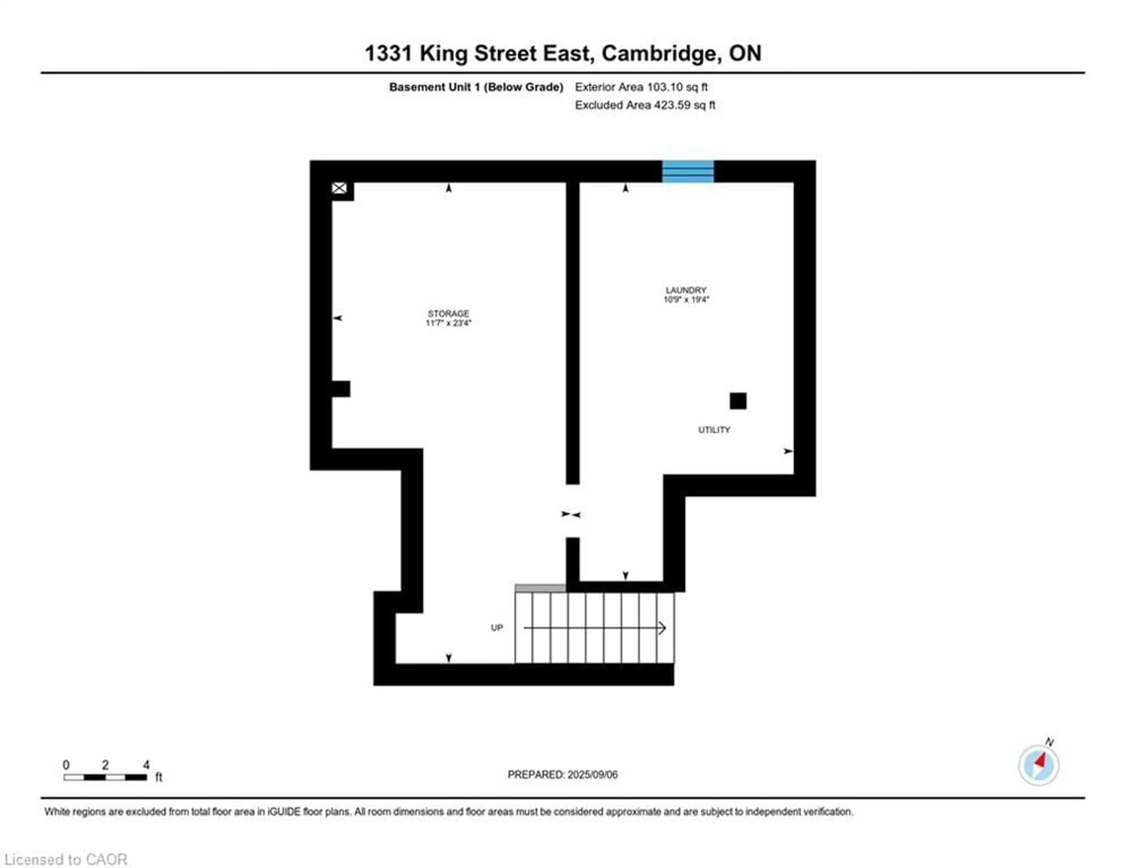 Floor plan for 1331 King St, Cambridge Ontario N3H 3R2