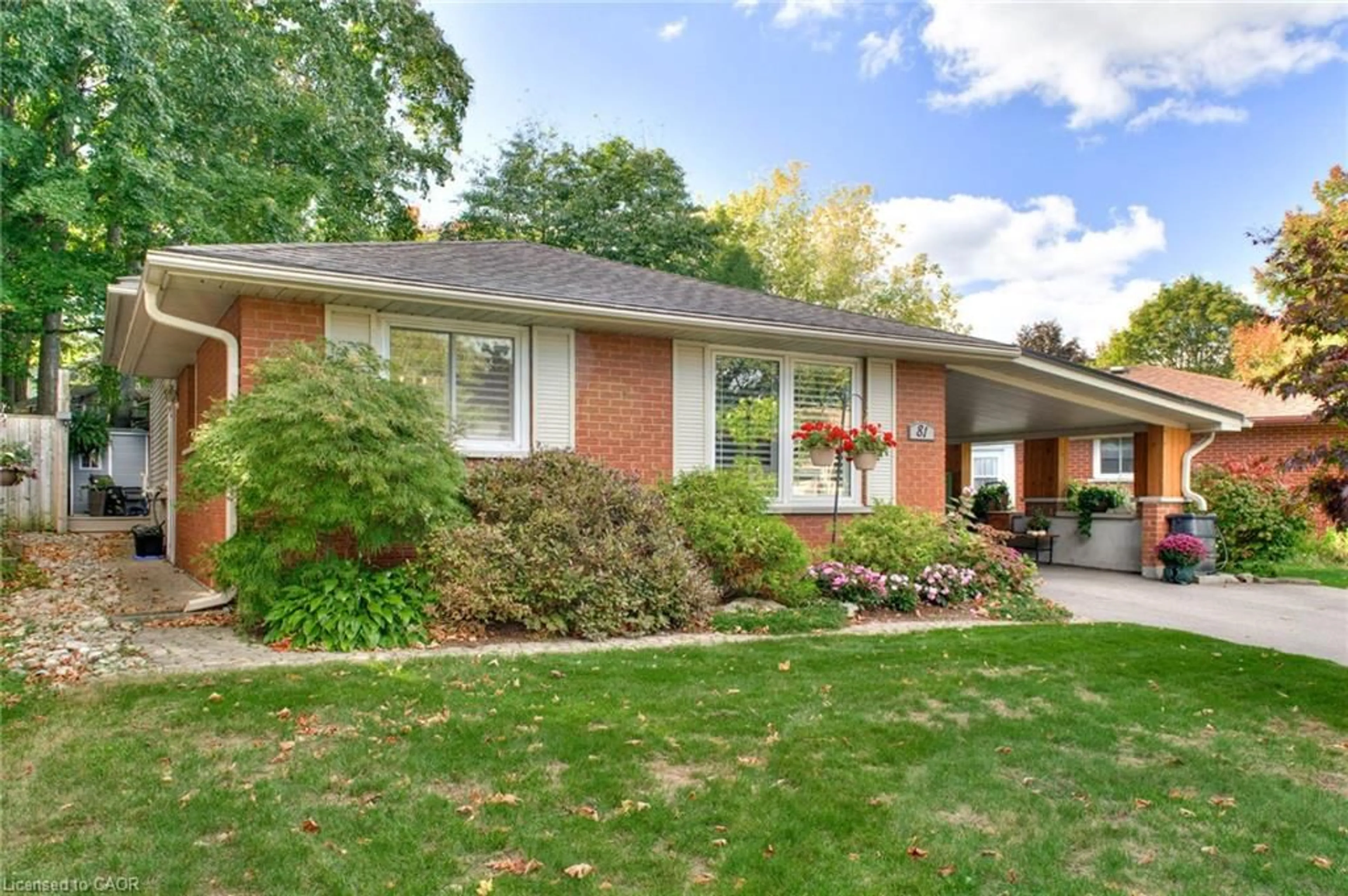 Home with brick exterior material, street for 81 Cherry Hill Dr, Kitchener Ontario N2E 1N5