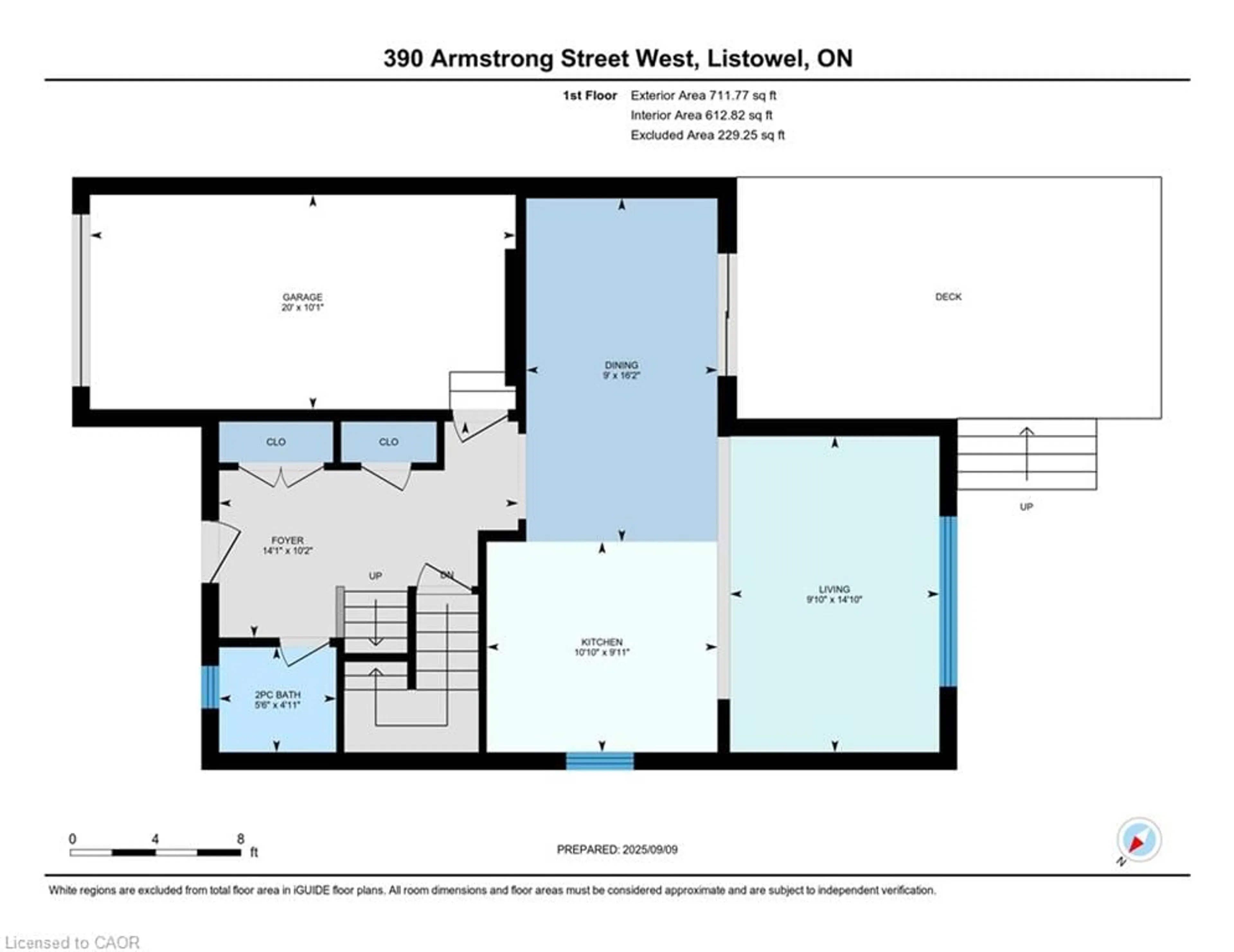 Floor plan for 390 Armstrong St, Listowel Ontario N4W 0E5