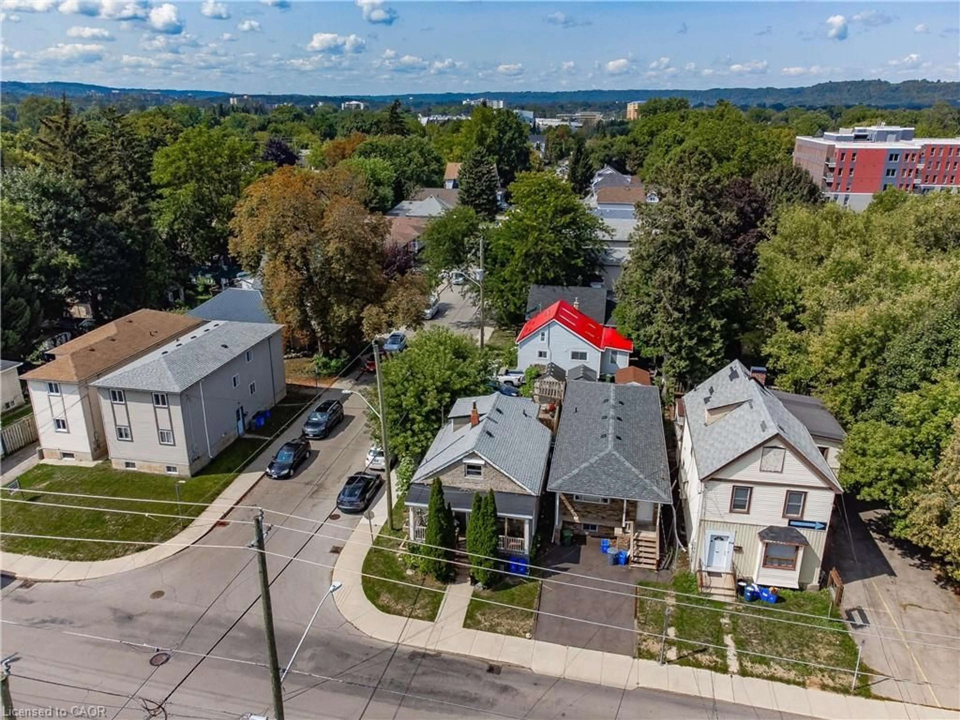 A pic from outside/outdoor area/front of a property/back of a property/a pic from drone, street for 110 Emerson St, Hamilton Ontario L8S 2X6