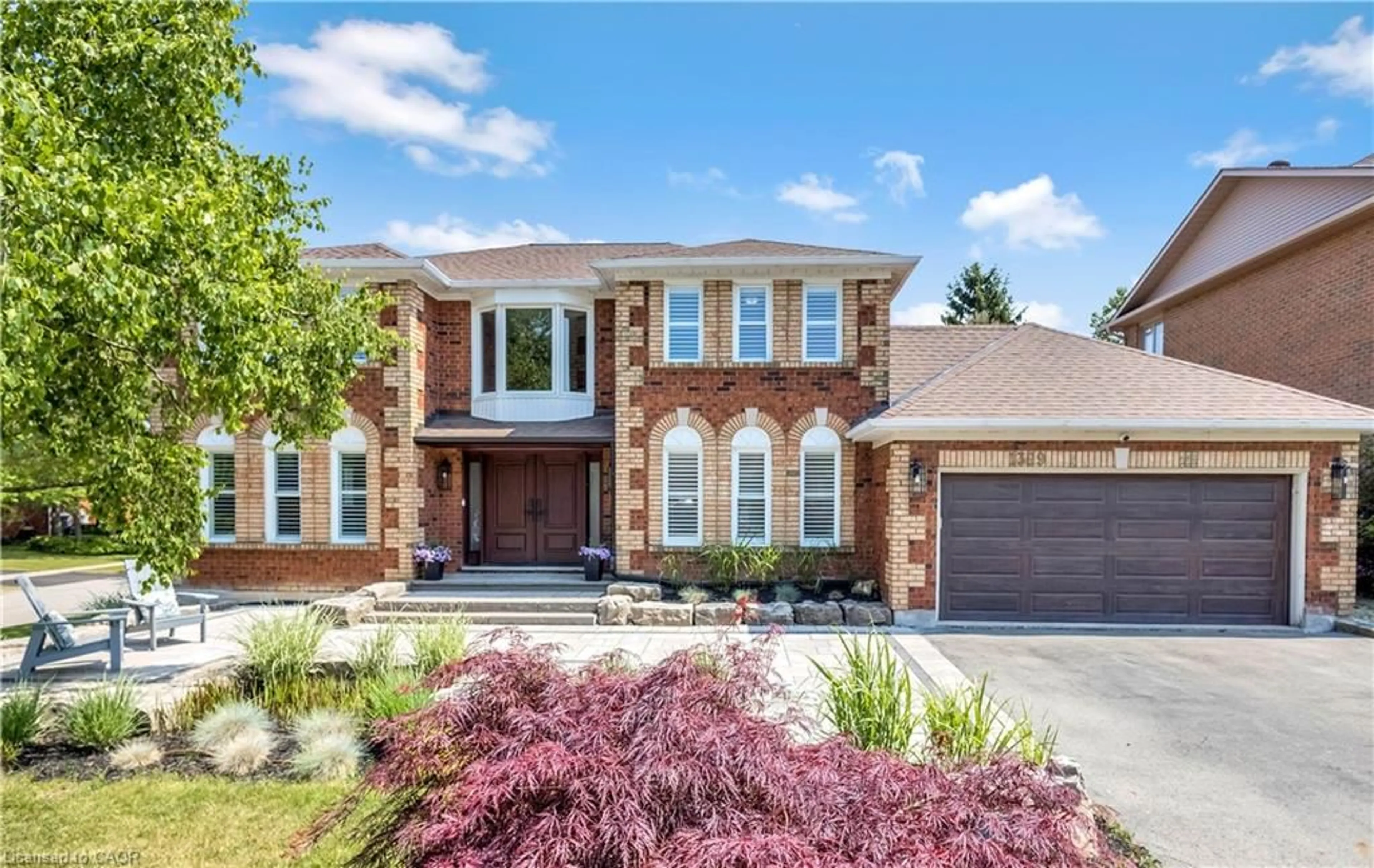 Home with brick exterior material, street for 1399 Winterberry Dr, Burlington Ontario L7P 4T3