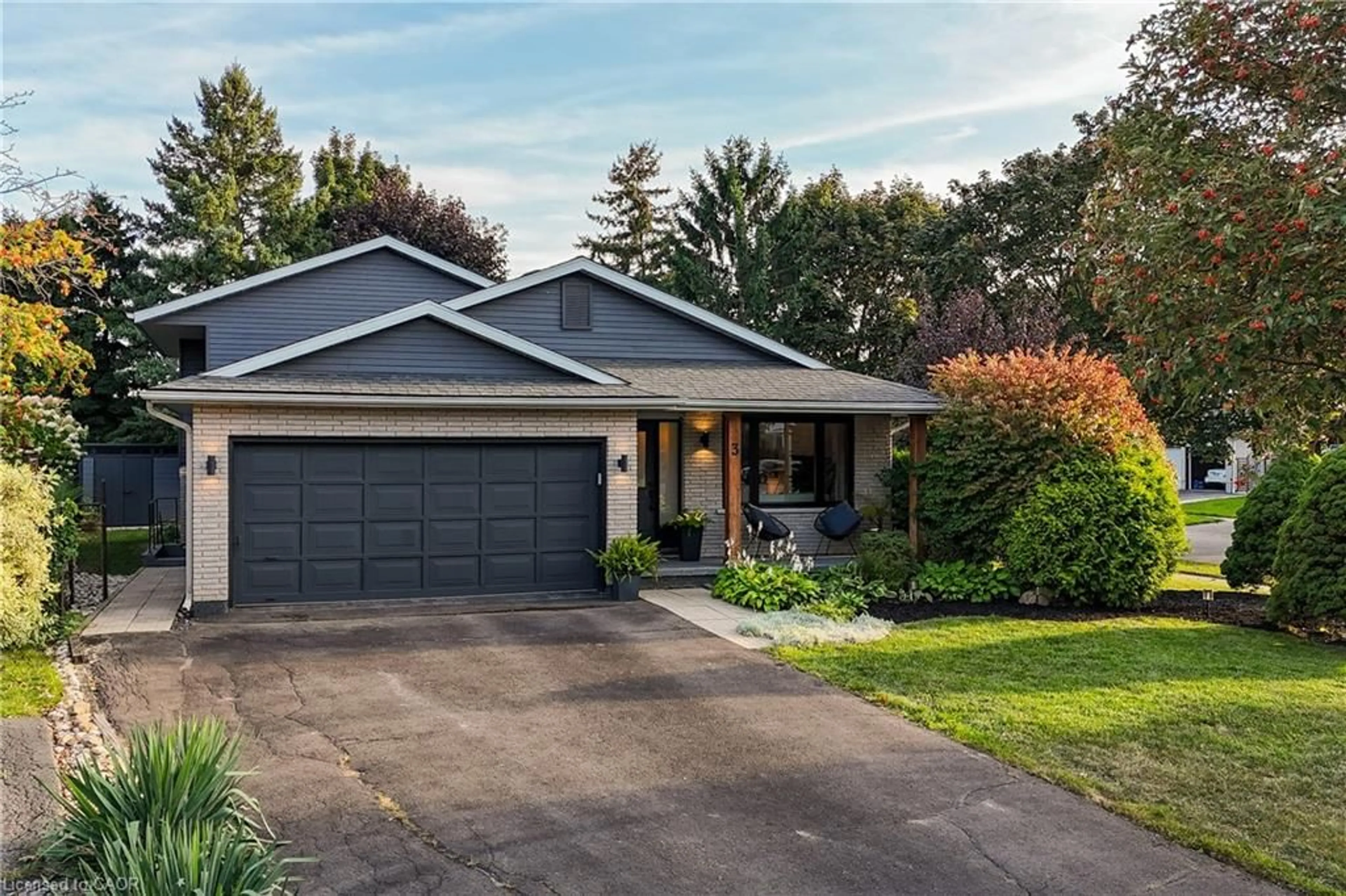 Home with vinyl exterior material, street for 3 Casey Dr, Kitchener Ontario N2A 3P1