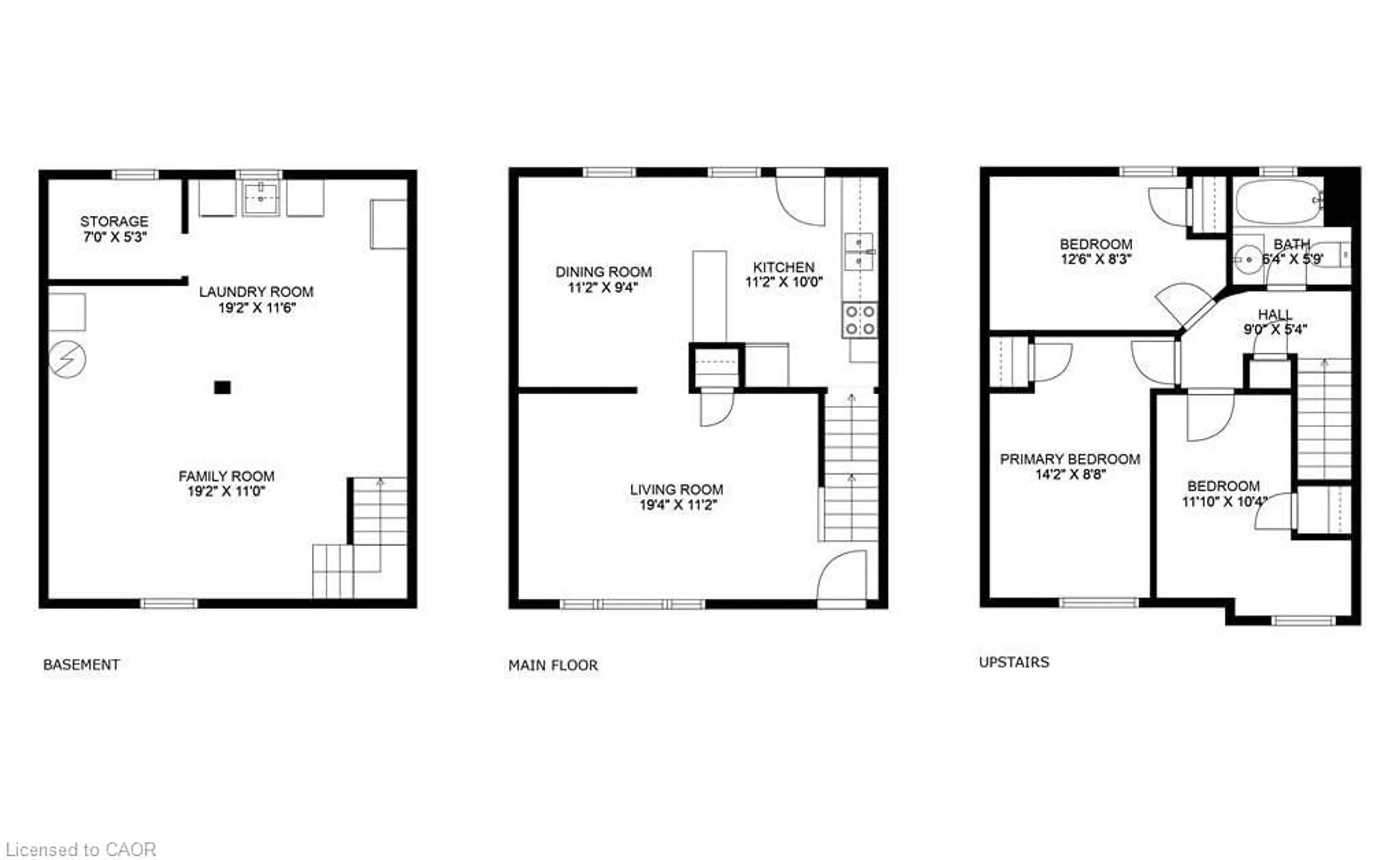 Floor plan for 2279 King St, Hamilton Ontario L8K 1X5