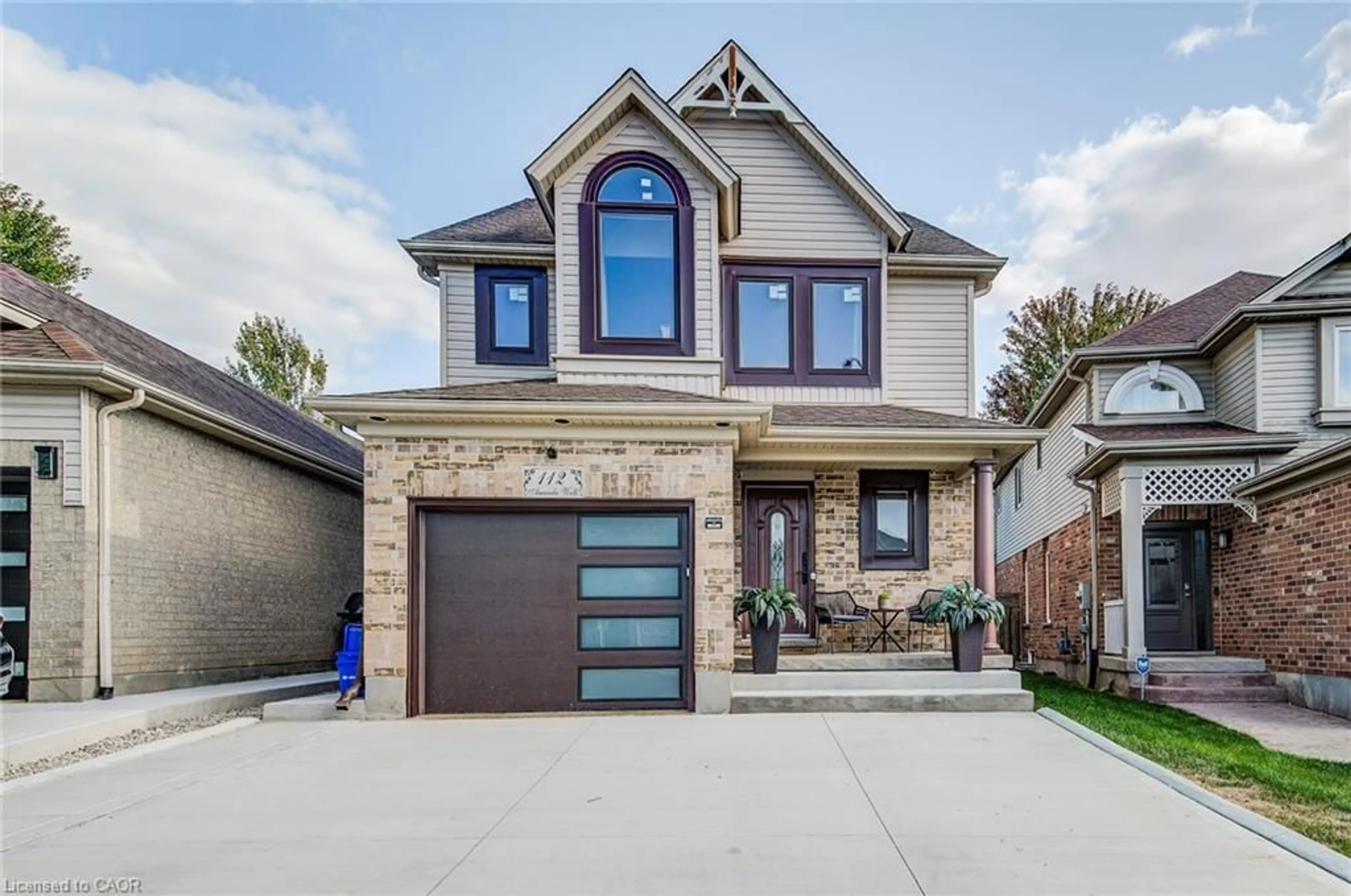 Home with brick exterior material, street for 112 Amanda Walk, Cambridge Ontario N3C 4K7