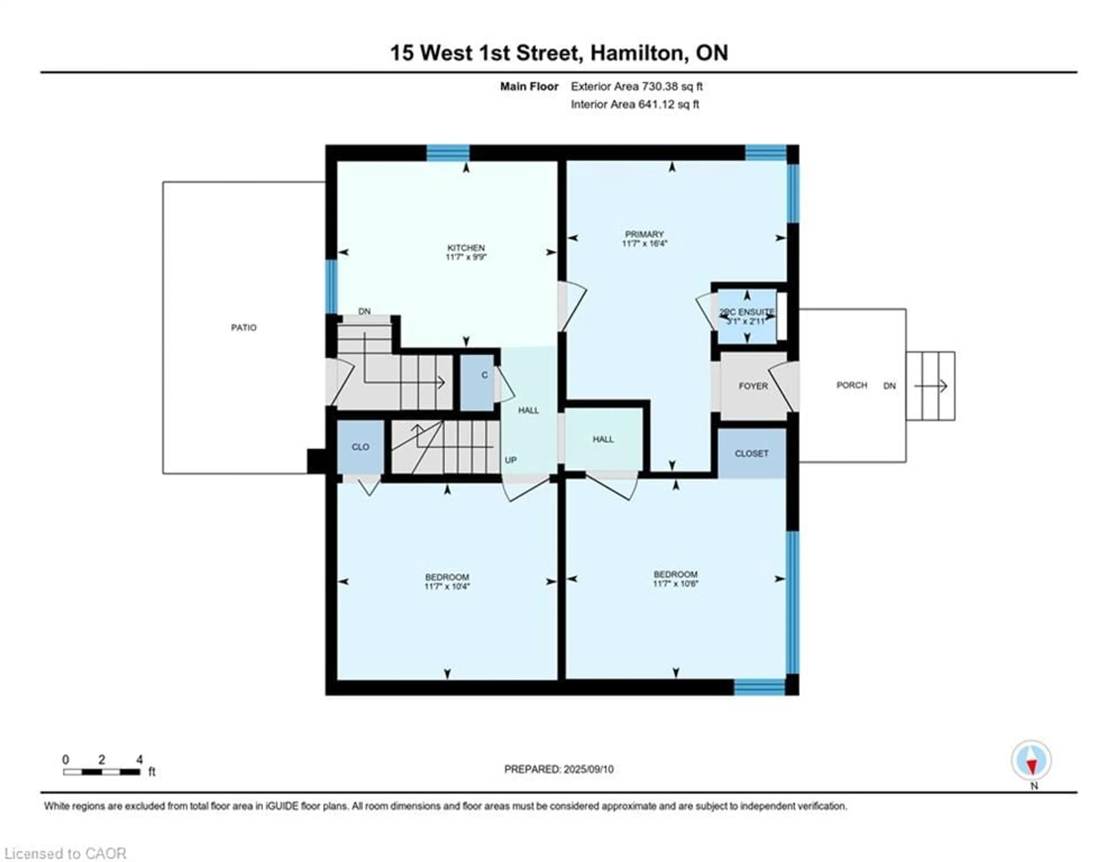 Floor plan for 15 West 1st St, Hamilton Ontario L9C 3B5