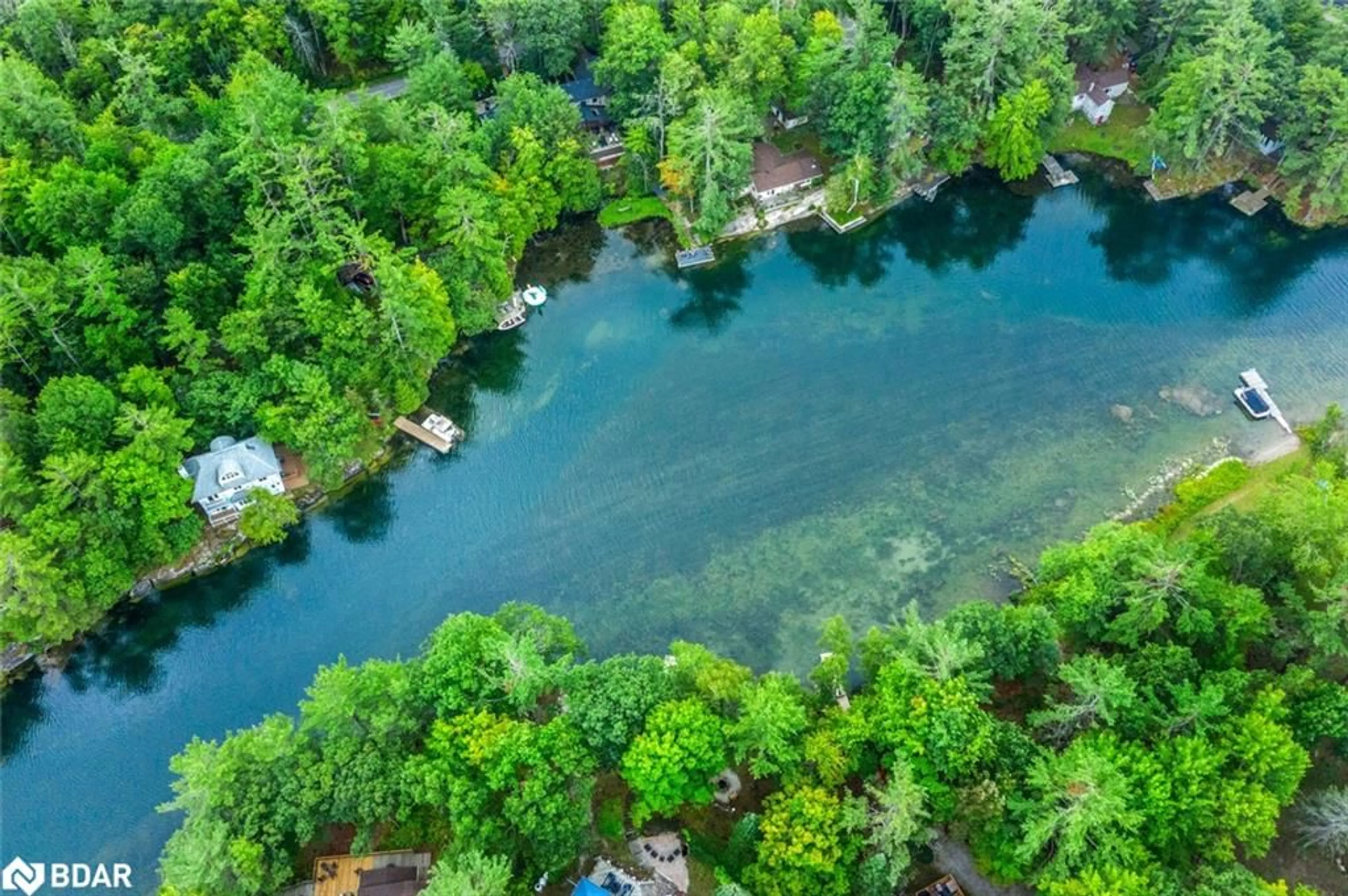 A pic from outside/outdoor area/front of a property/back of a property/a pic from drone, water/lake/river/ocean view for 3183 Green River Drive, Severn Ontario L0K 2B0
