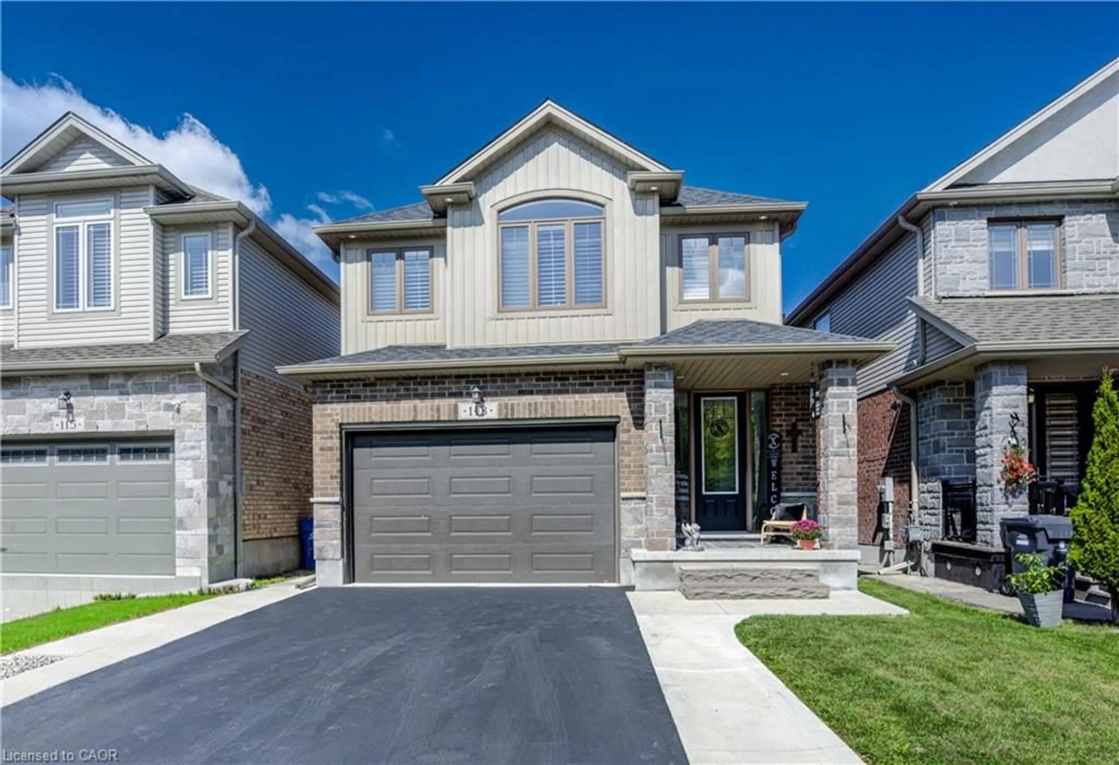 Home with brick exterior material, street for 113 Dallan Dr, Guelph Ontario N1L 0N3