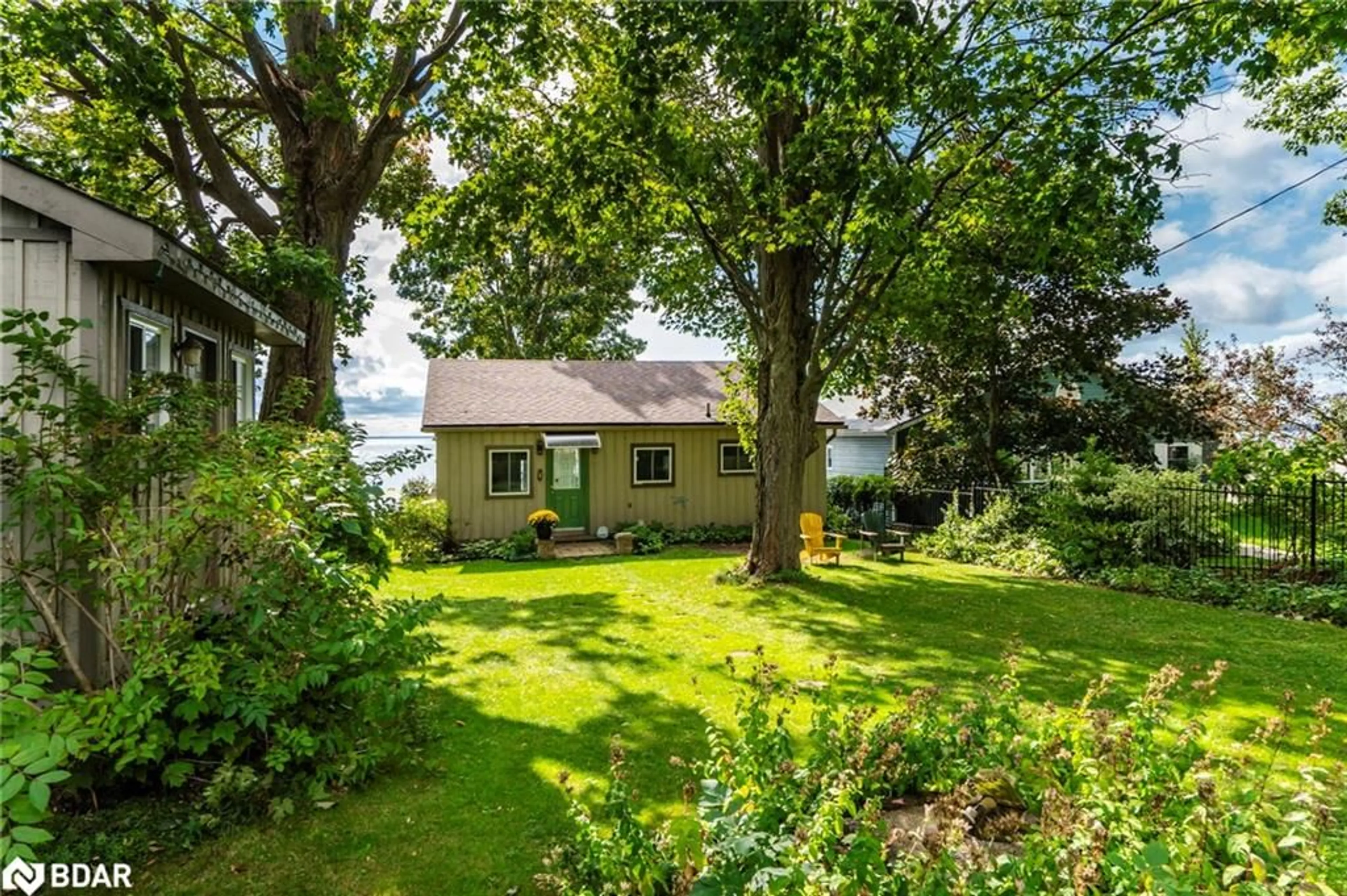 A pic from outside/outdoor area/front of a property/back of a property/a pic from drone, water/lake/river/ocean view for 115 Lakeshore Rd, Oro-Medonte Ontario L0L 2E0