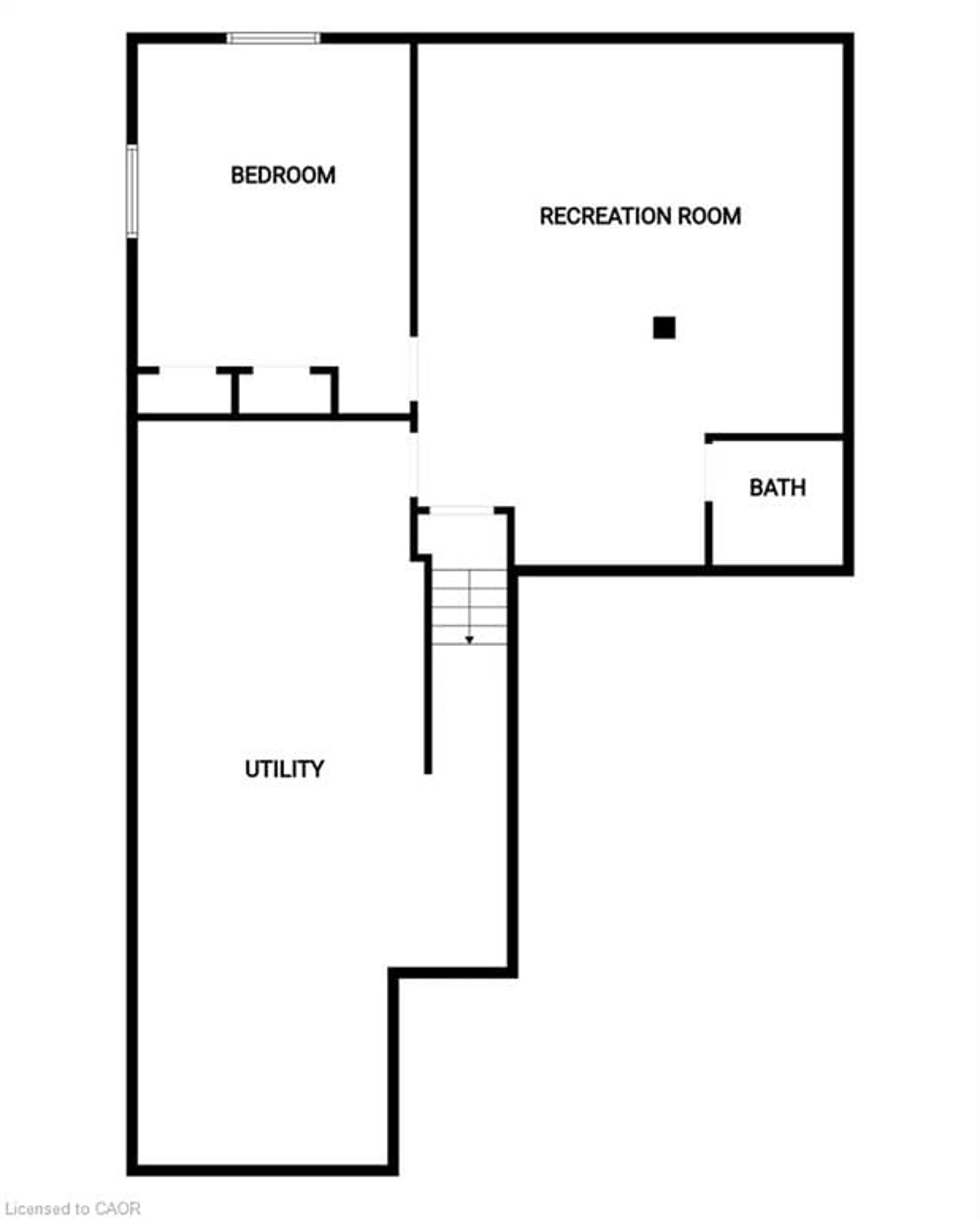 Floor plan for 288 Main St #4, Grimsby Ontario L3M 1P8