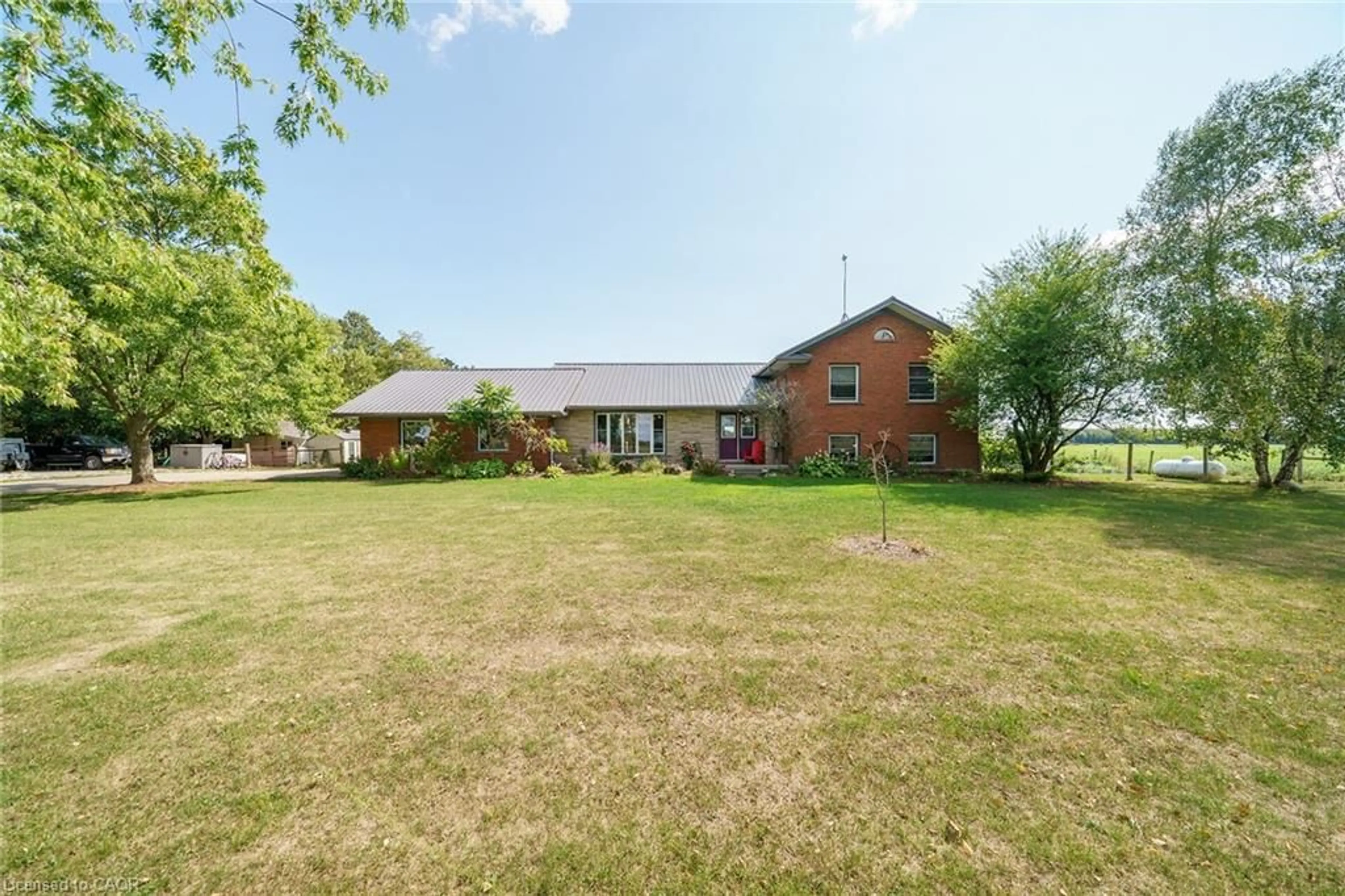 A pic from outside/outdoor area/front of a property/back of a property/a pic from drone, unknown for 1210 Concession 4 Rd, Fisherville Ontario N0A 1G0