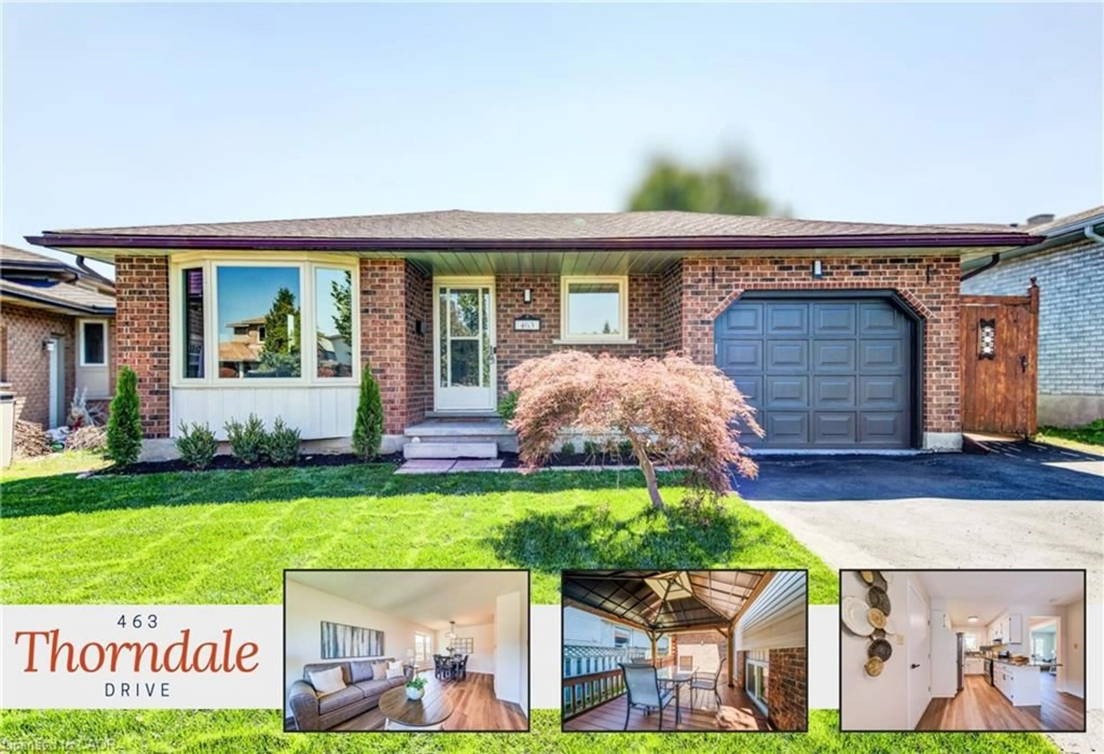 Home with brick exterior material, street for 463 Thorndale Dr, Waterloo Ontario N2T 1V4