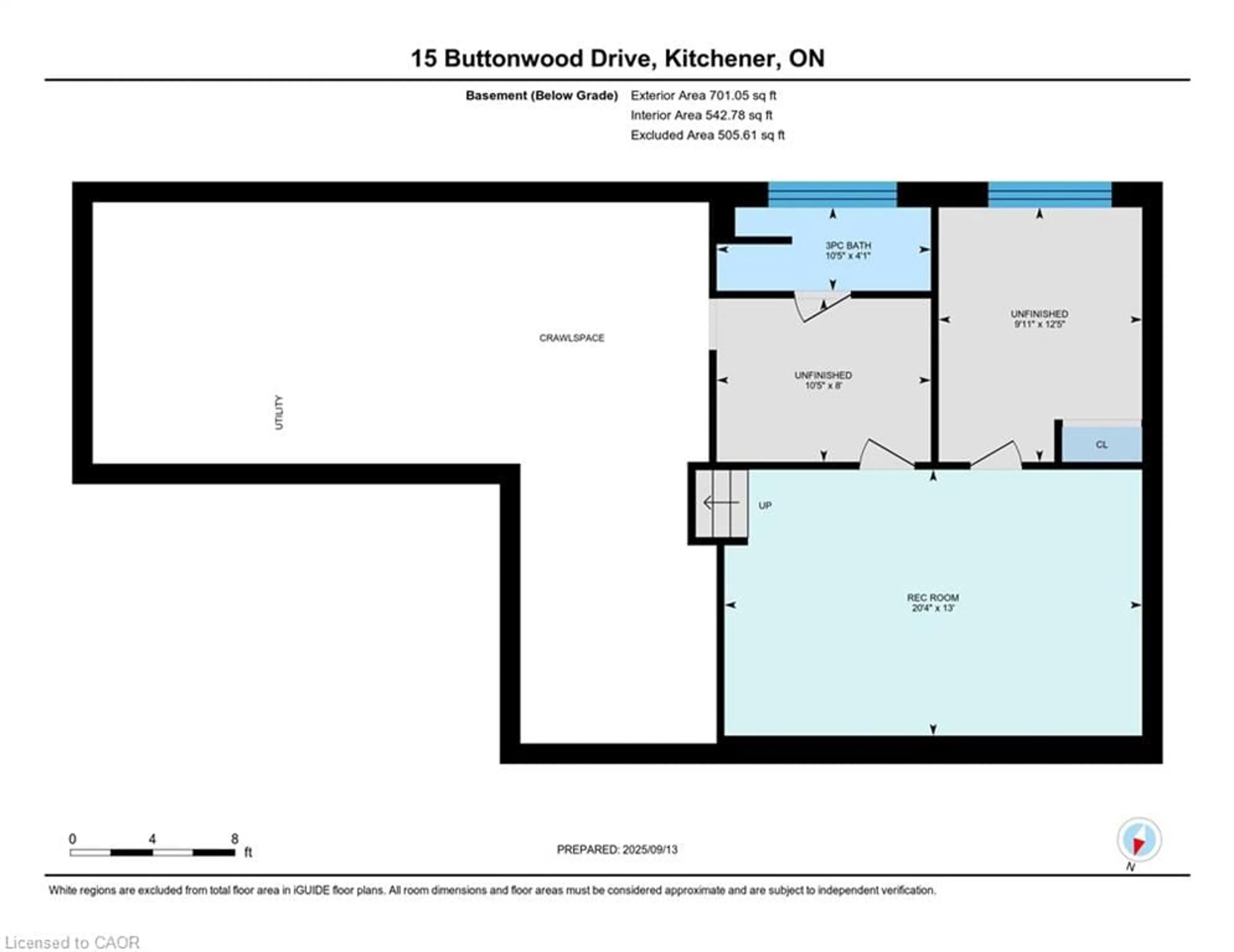 Floor plan for 15 Buttonwood Dr, Kitchener Ontario N2M 4P9