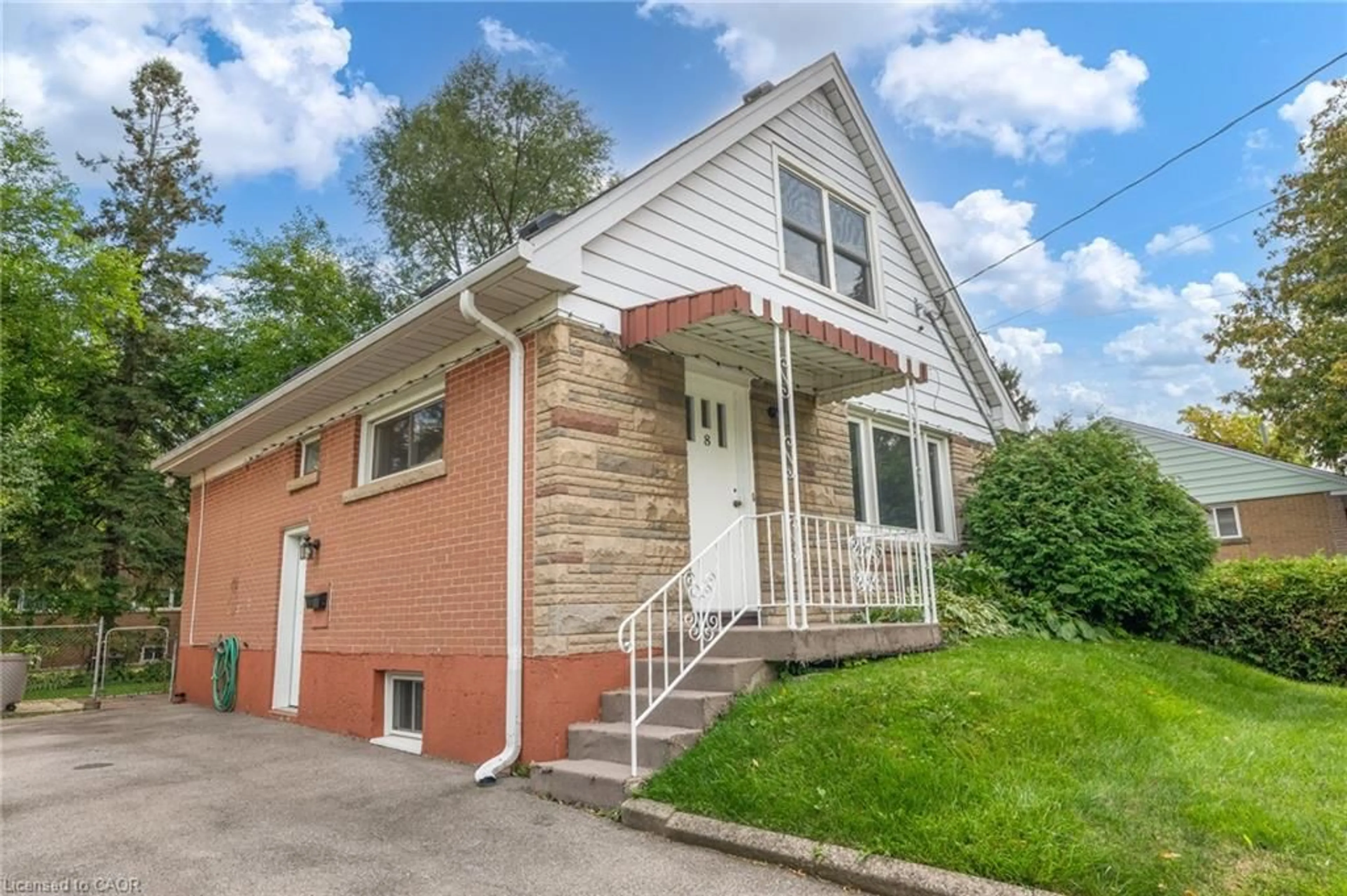 Home with brick exterior material, street for 8 Beaucourt Pl, Hamilton Ontario L8S 2P7