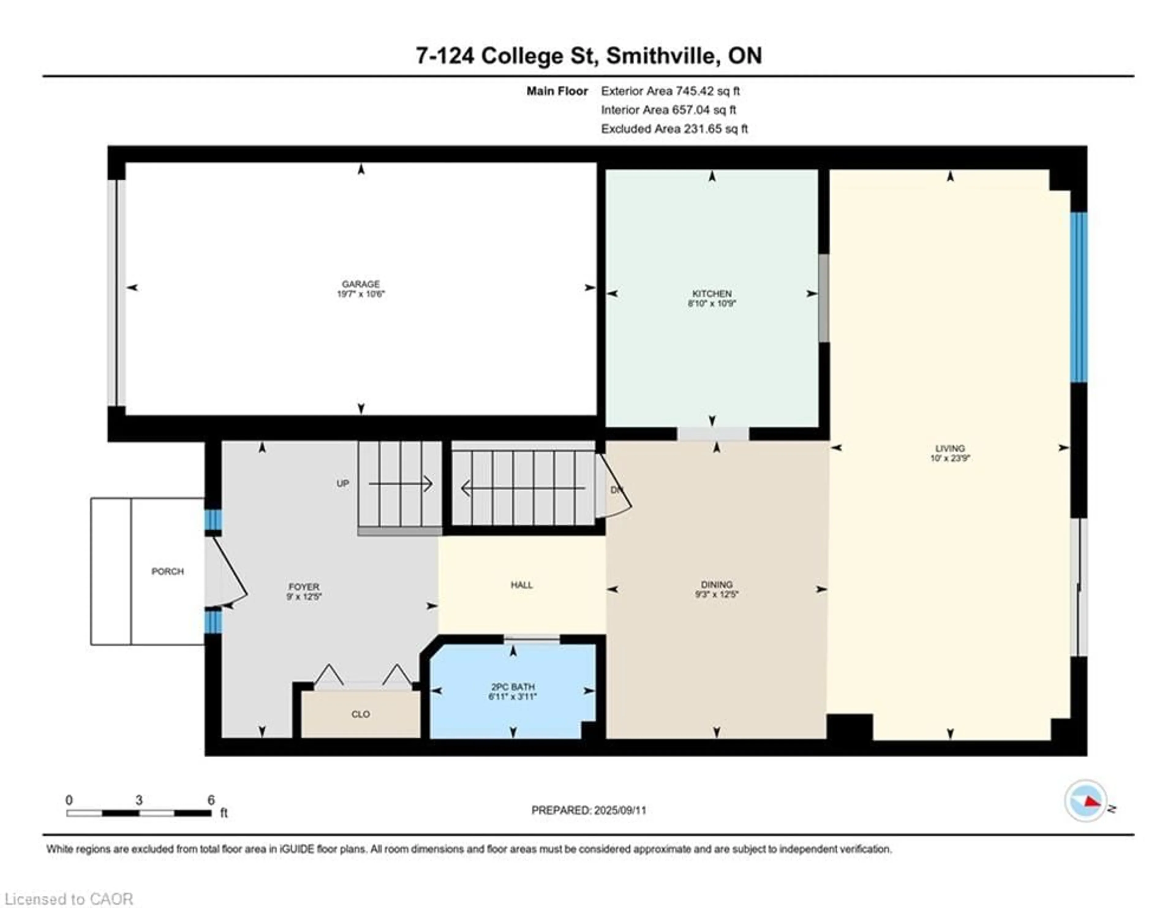 Floor plan for 124 College St #7, Smithville Ontario L0R 2A0