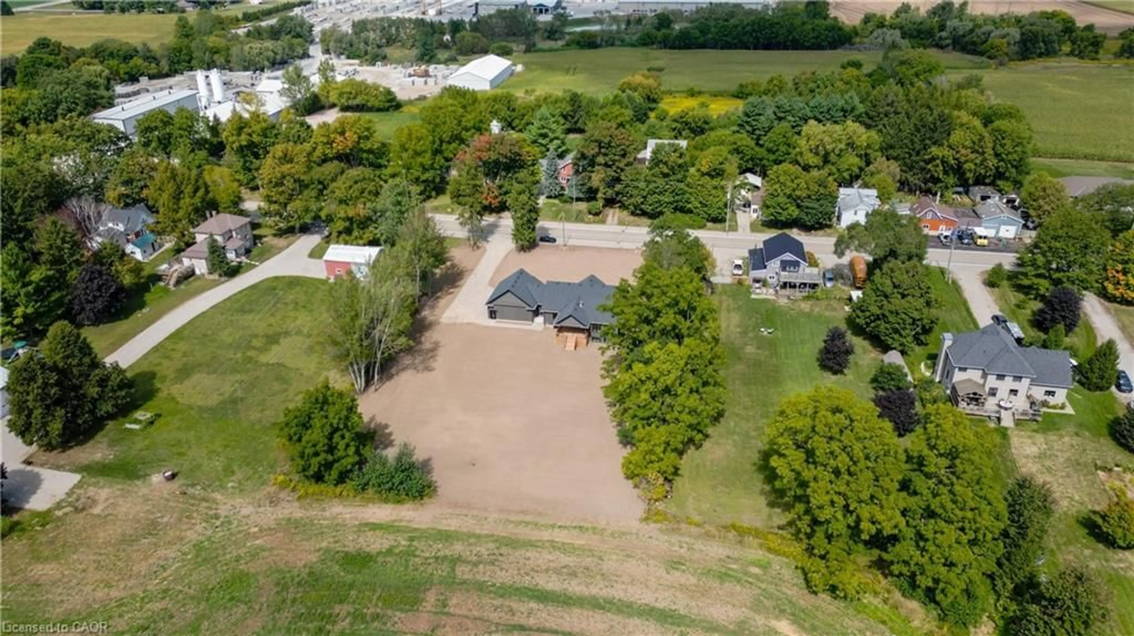 A pic from outside/outdoor area/front of a property/back of a property/a pic from drone, unknown for 371 Harley Rd, New Durham Ontario N0E 1E0