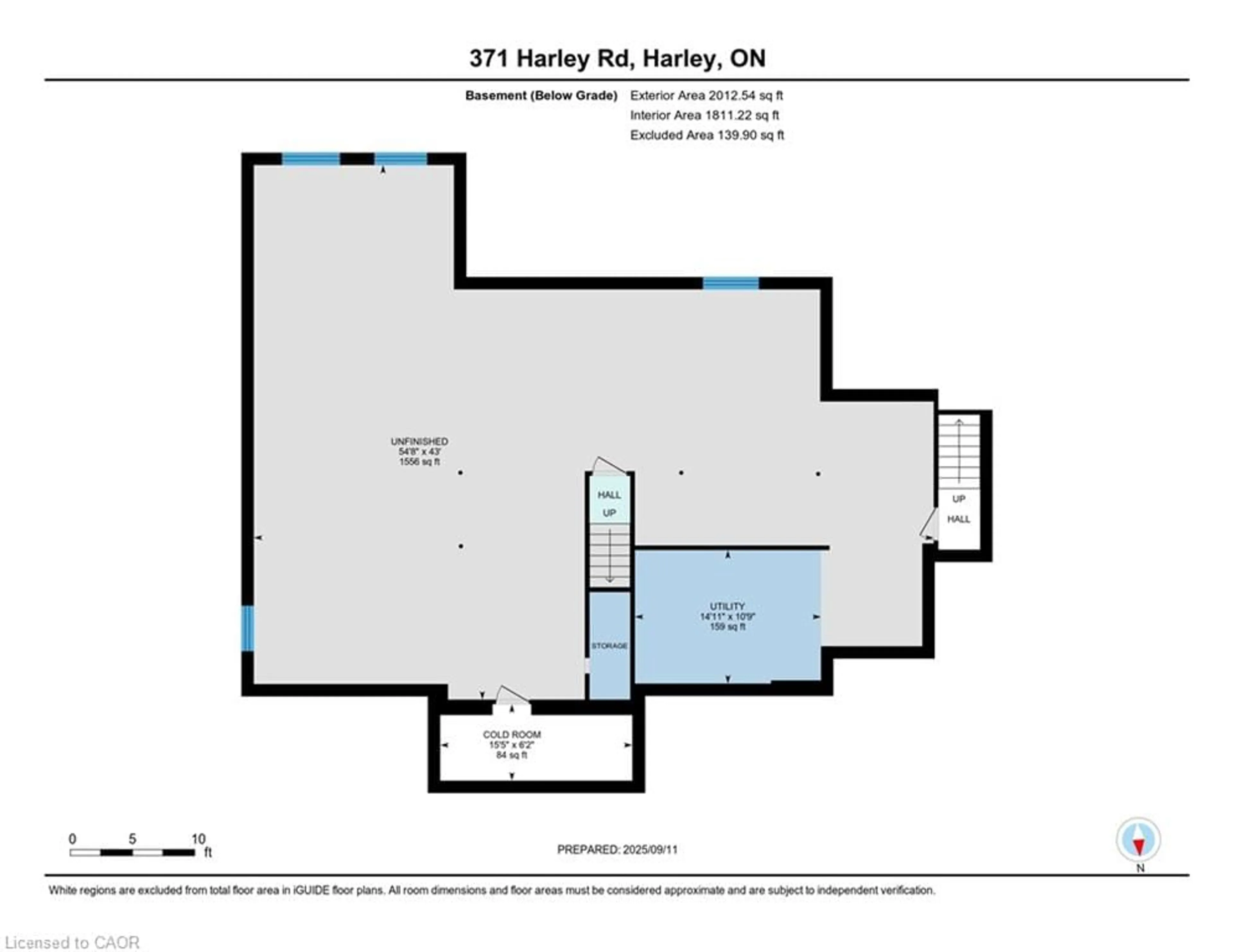 Floor plan for 371 Harley Rd, New Durham Ontario N0E 1E0