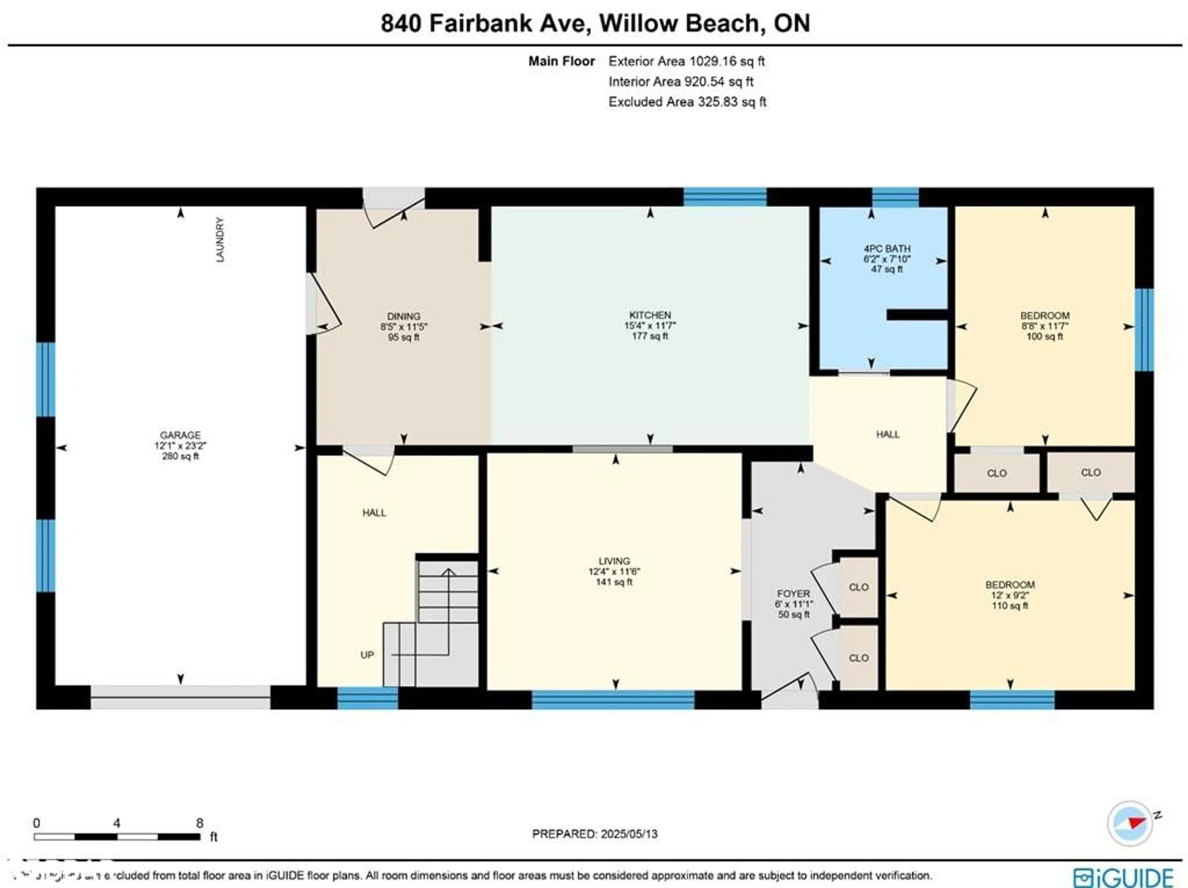 Floor plan for 840 Fairbank Ave, Georgina Ontario L0E 1S0
