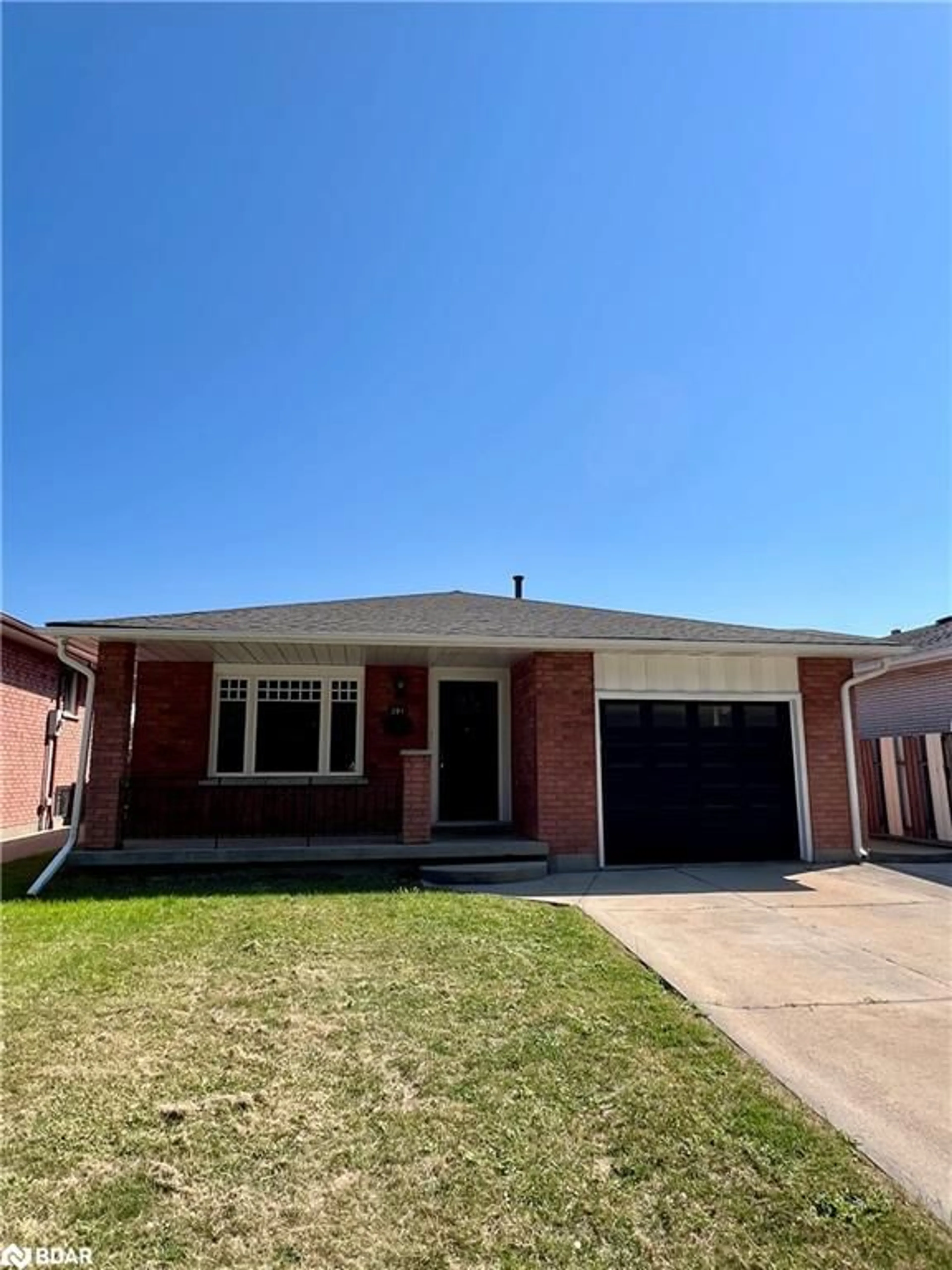 Home with brick exterior material, street for 201 Bow Valley Dr, Hamilton Ontario L8E 4J4