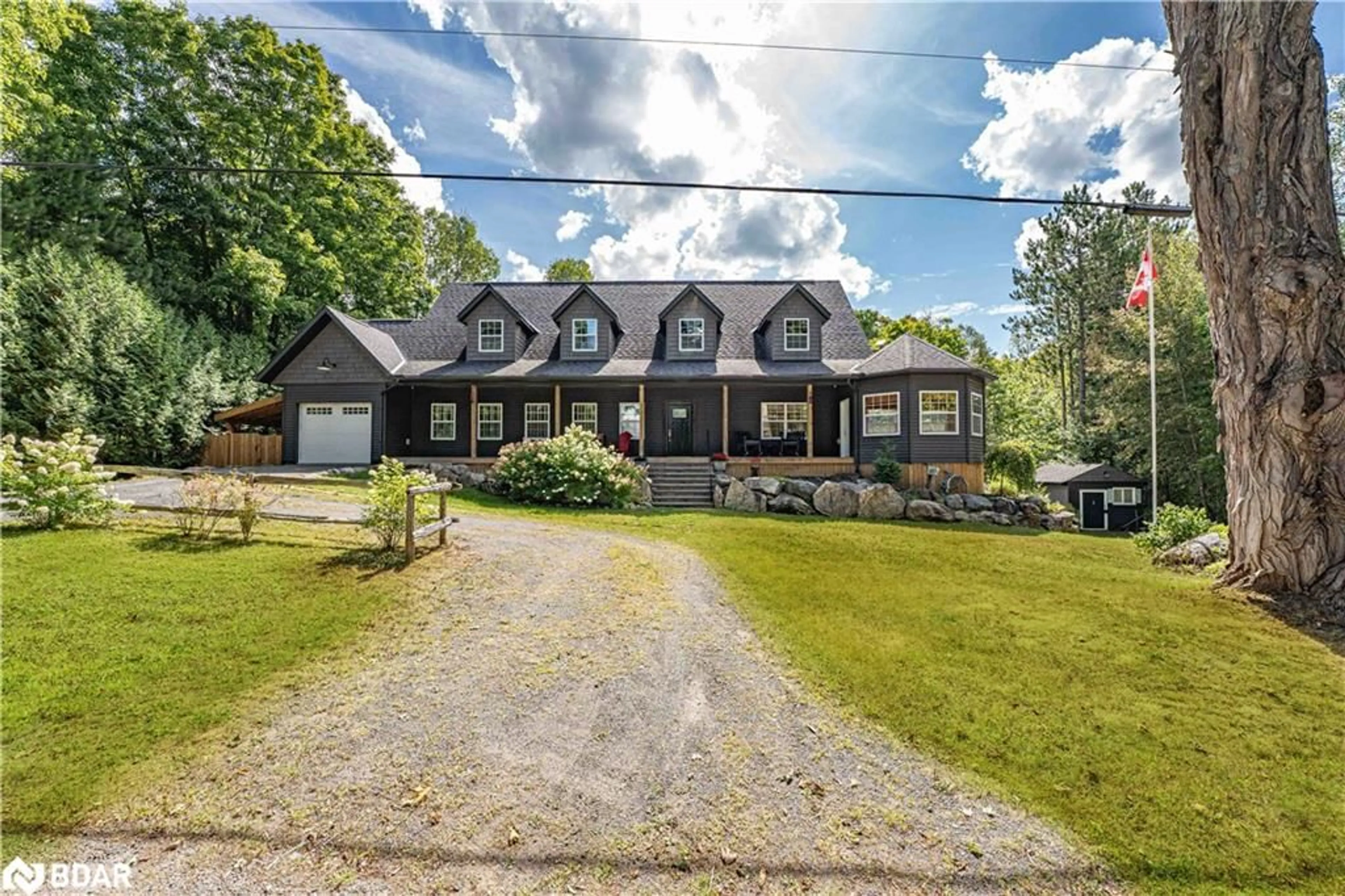 A pic from outside/outdoor area/front of a property/back of a property/a pic from drone, street for 1186 Upper Paudash Road Rd, Cardiff Ontario K0L 1C0