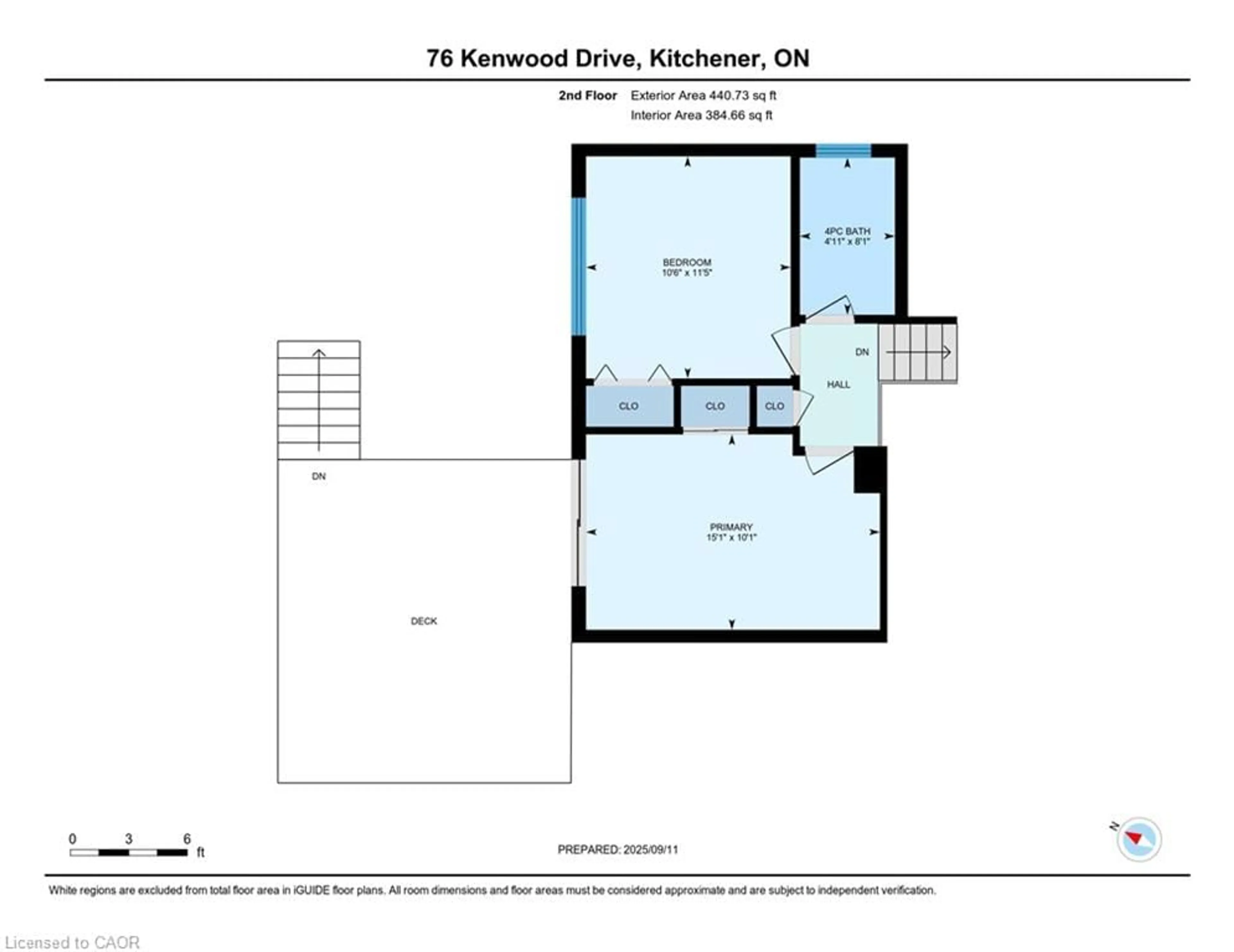 Floor plan for 76 Kenwood Dr, Kitchener Ontario N2B 3H2