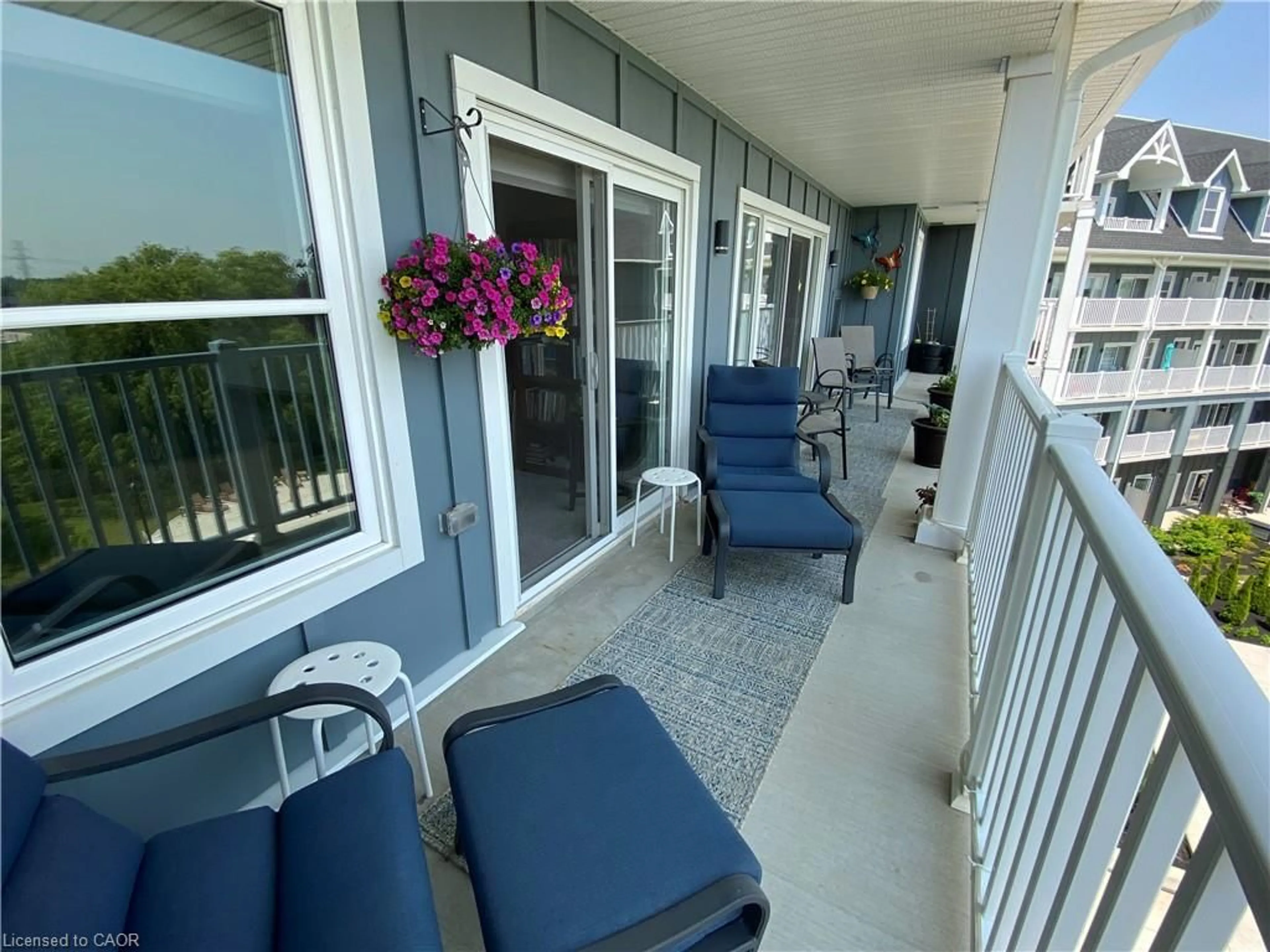 Balcony in the apartment, water/lake/river/ocean view for 39 Sister Varga Terr #312, Hamilton Ontario L9B 0J7