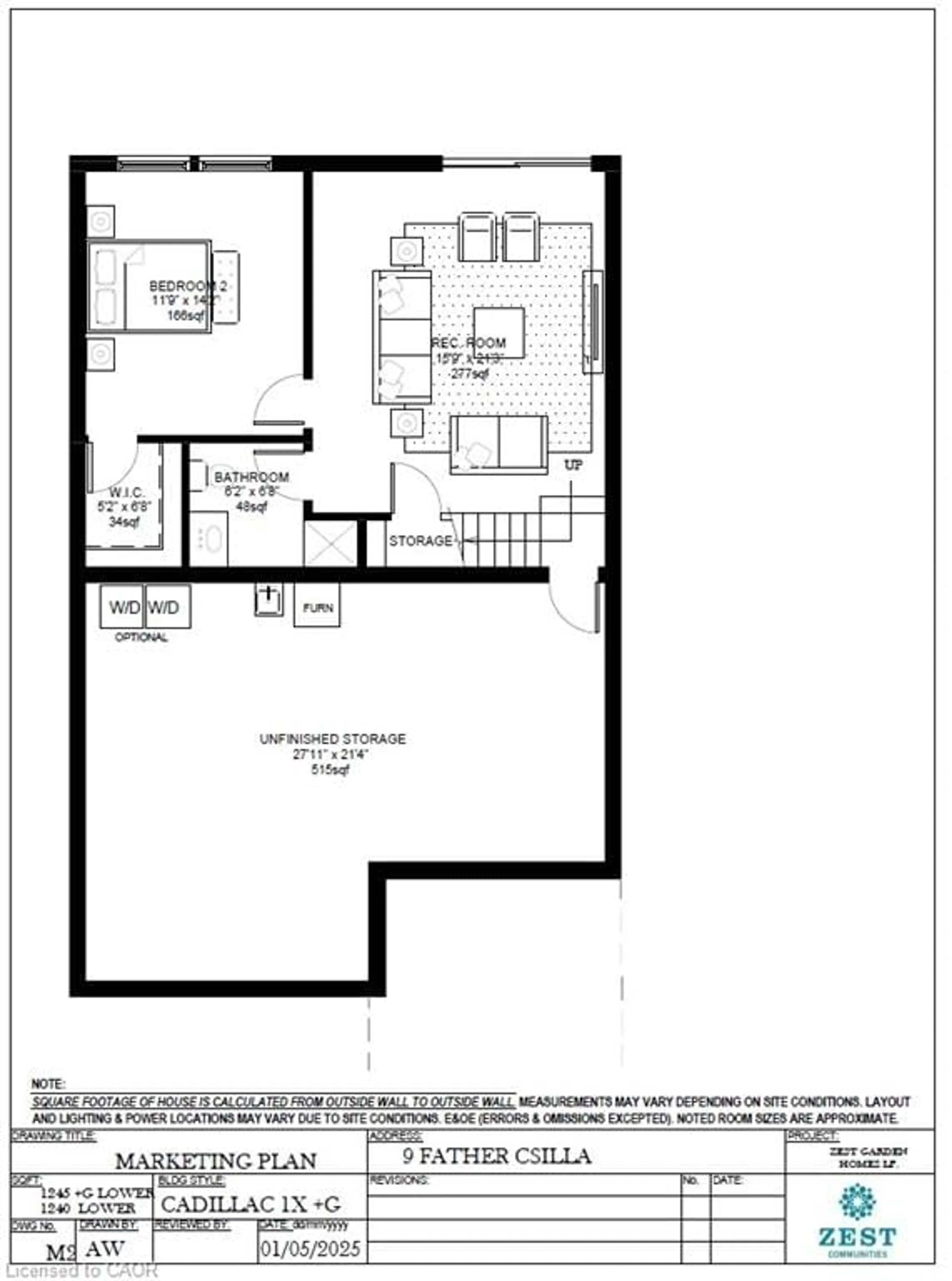 Floor plan for 9 Father Csilla Terr, Hamilton Ontario L9B 2L9