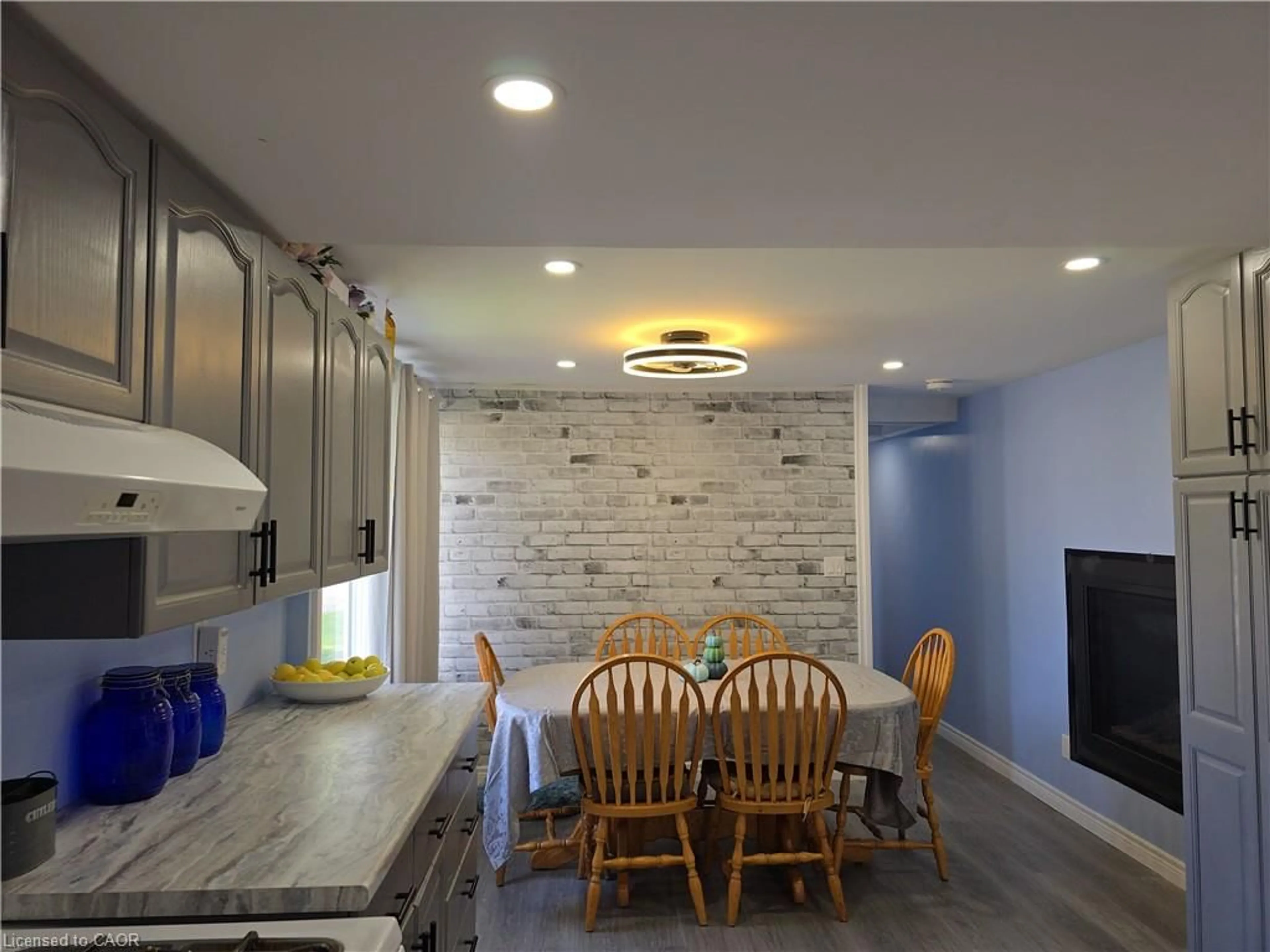 Open concept kitchen, ceramic/tile floor for 450 Tremaine Ave #15, Listowel Ontario N4W 3G9