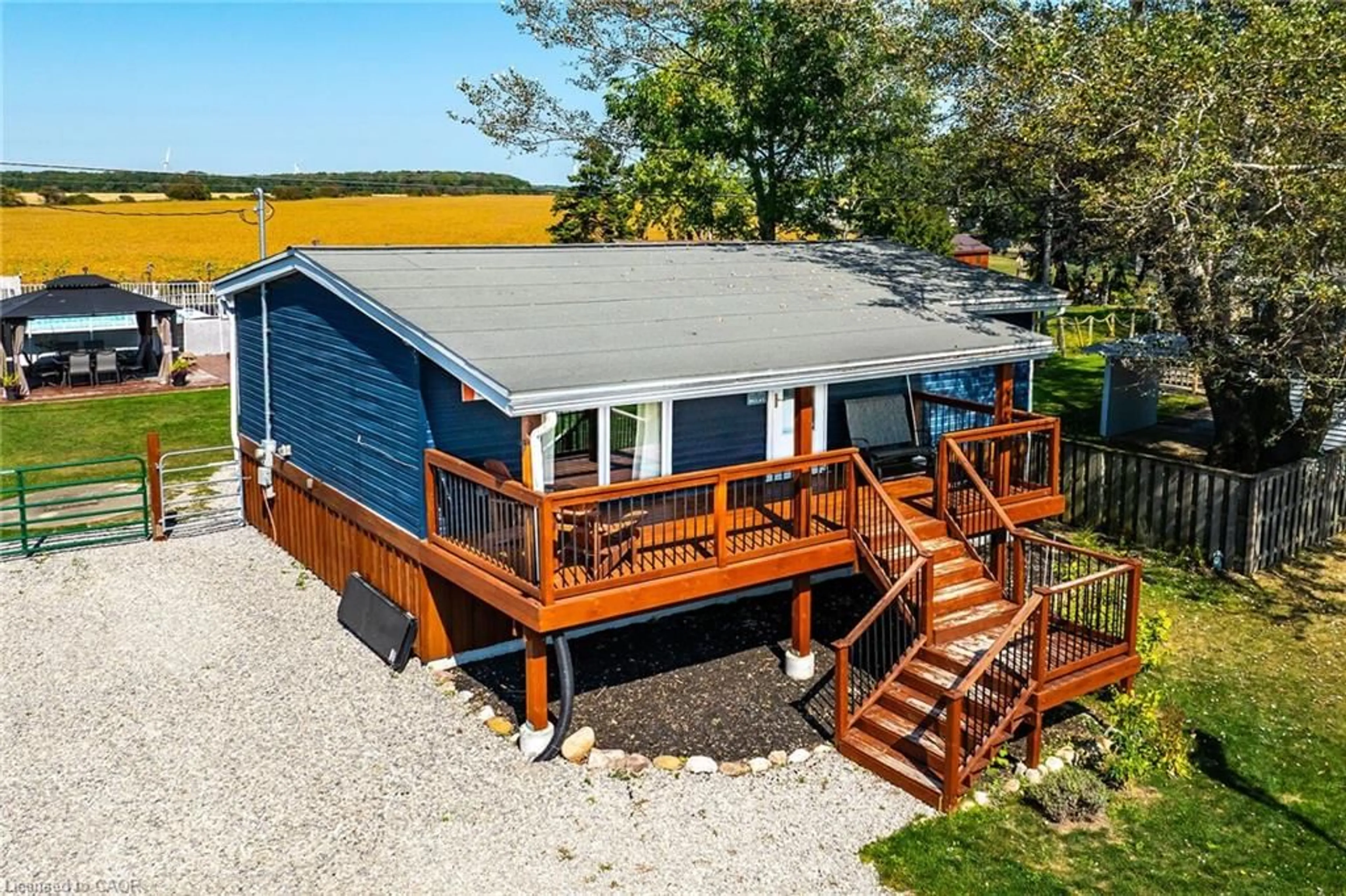 A pic from outside/outdoor area/front of a property/back of a property/a pic from drone, water/lake/river/ocean view for 1645 Lakeshore Rd, Selkirk Ontario N0A 1P0