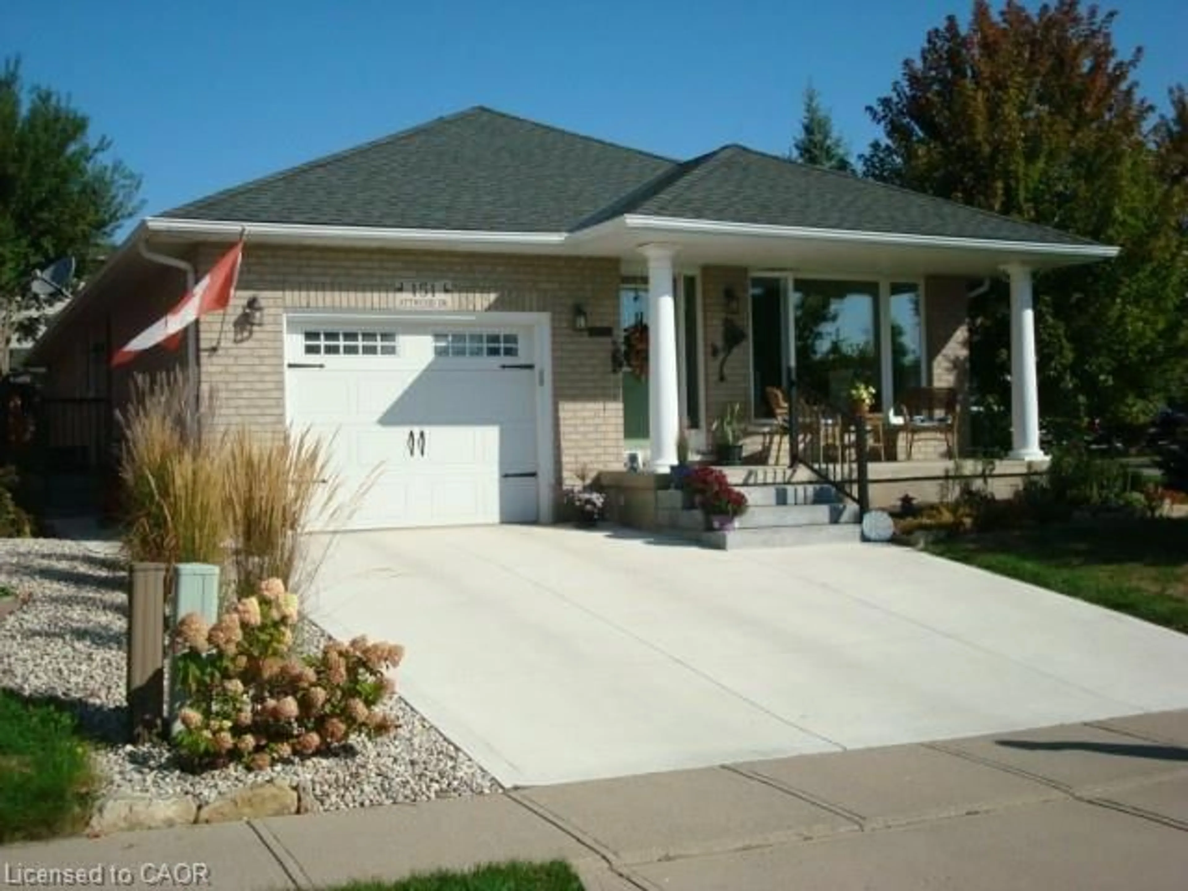 Home with vinyl exterior material, street for 151 Attwood Dr, Cambridge Ontario N1T 2A5